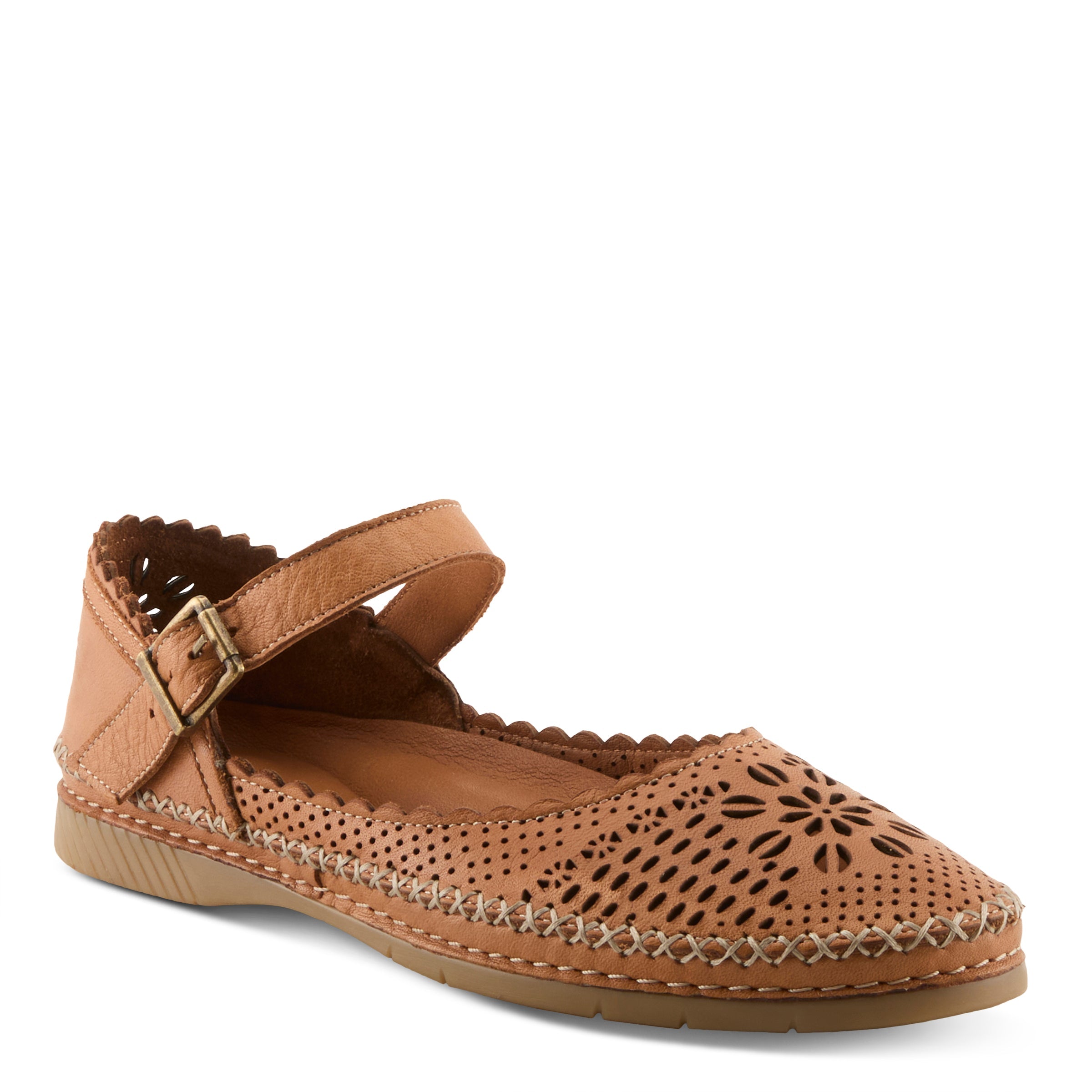 Spring Step SPRING STEP ZABELLE SHOES shoe in camel with comfortable everyday design