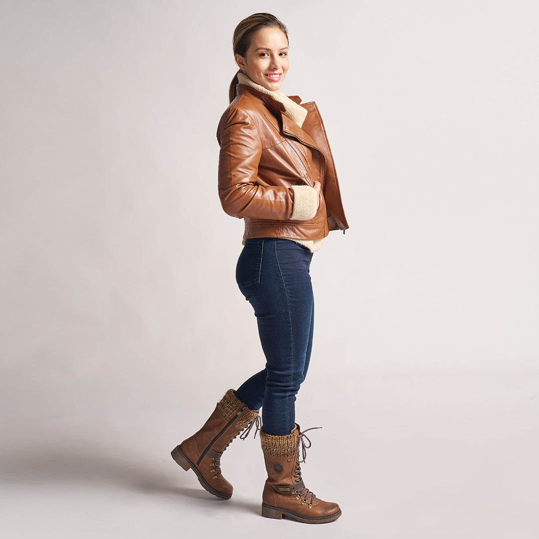 Spring Step SPRING STEP RELIFE ABABI BOOTS boot in taupe with comfortable everyday design