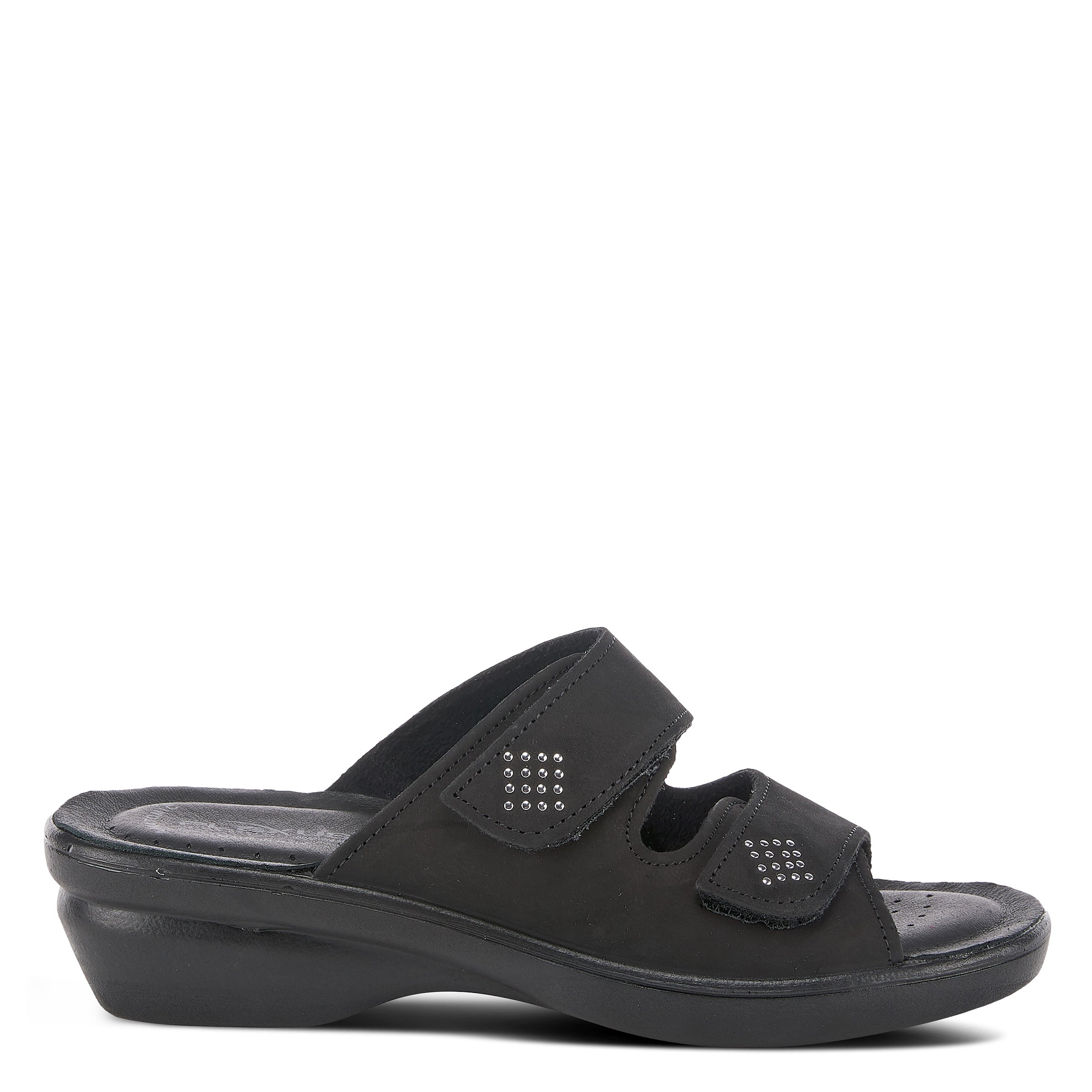 Flexus FLEXUS ADITI SLIDE SANDAL sandal in black with flexible sole