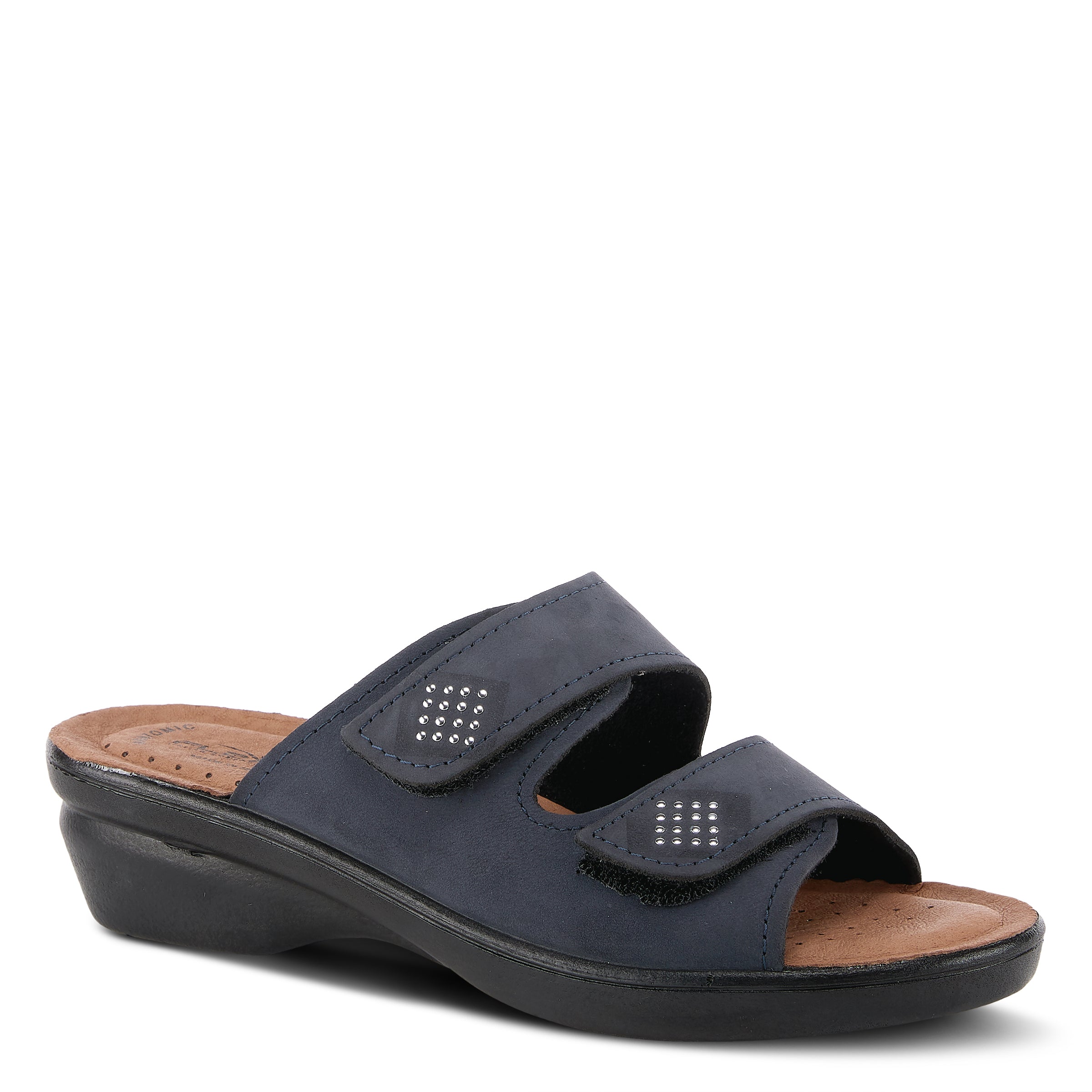 Flexus FLEXUS ADITI SLIDE SANDAL sandal in denim blue with flexible sole