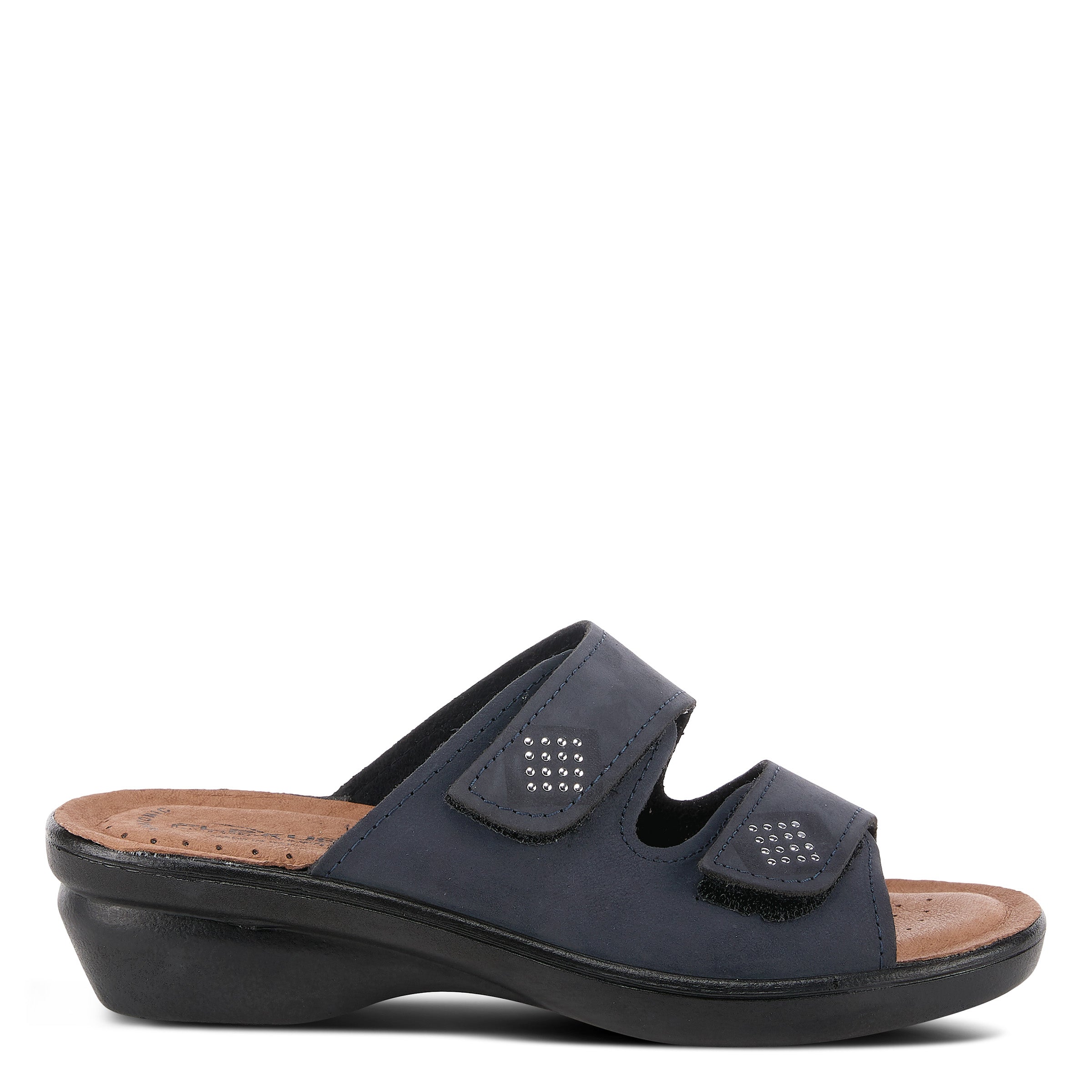 Flexus FLEXUS ADITI SLIDE SANDAL sandal in denim blue with flexible sole