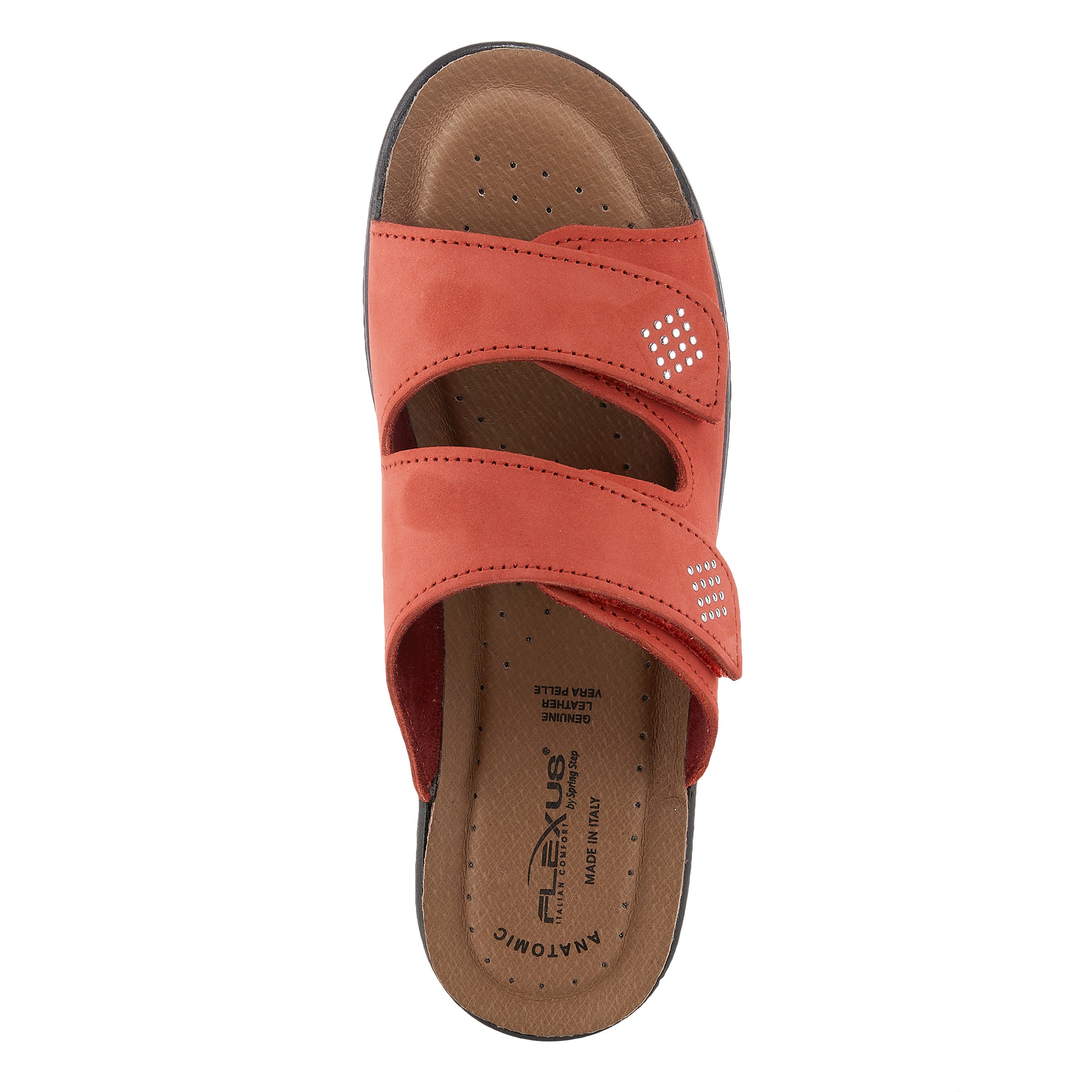 Flexus FLEXUS ADITI SLIDE SANDAL sandal in red with flexible sole