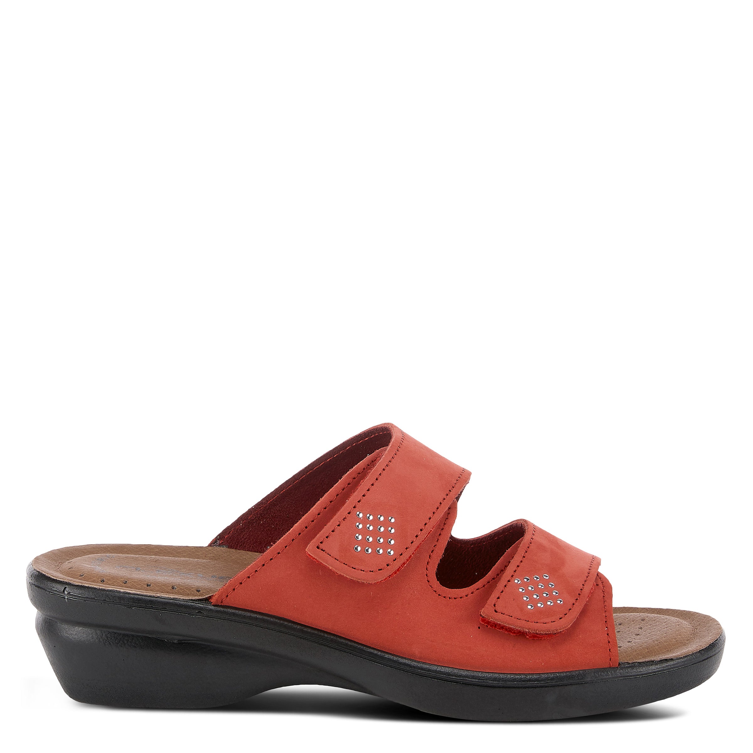 Flexus FLEXUS ADITI SLIDE SANDAL sandal in red with flexible sole