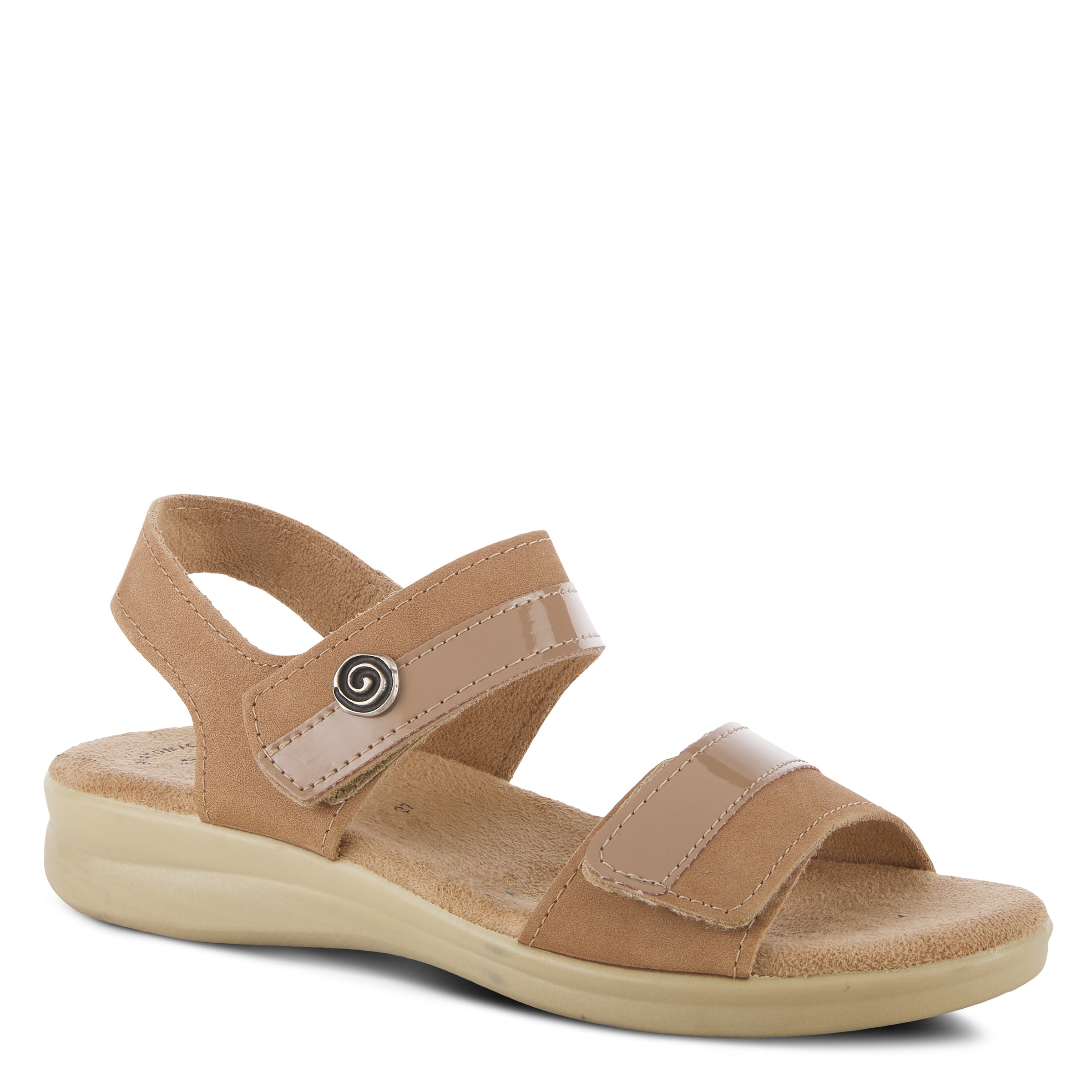 Flexus FLEXUS ALONSA SLINGBACK SANDAL sandal in red nubuck with flexible sole