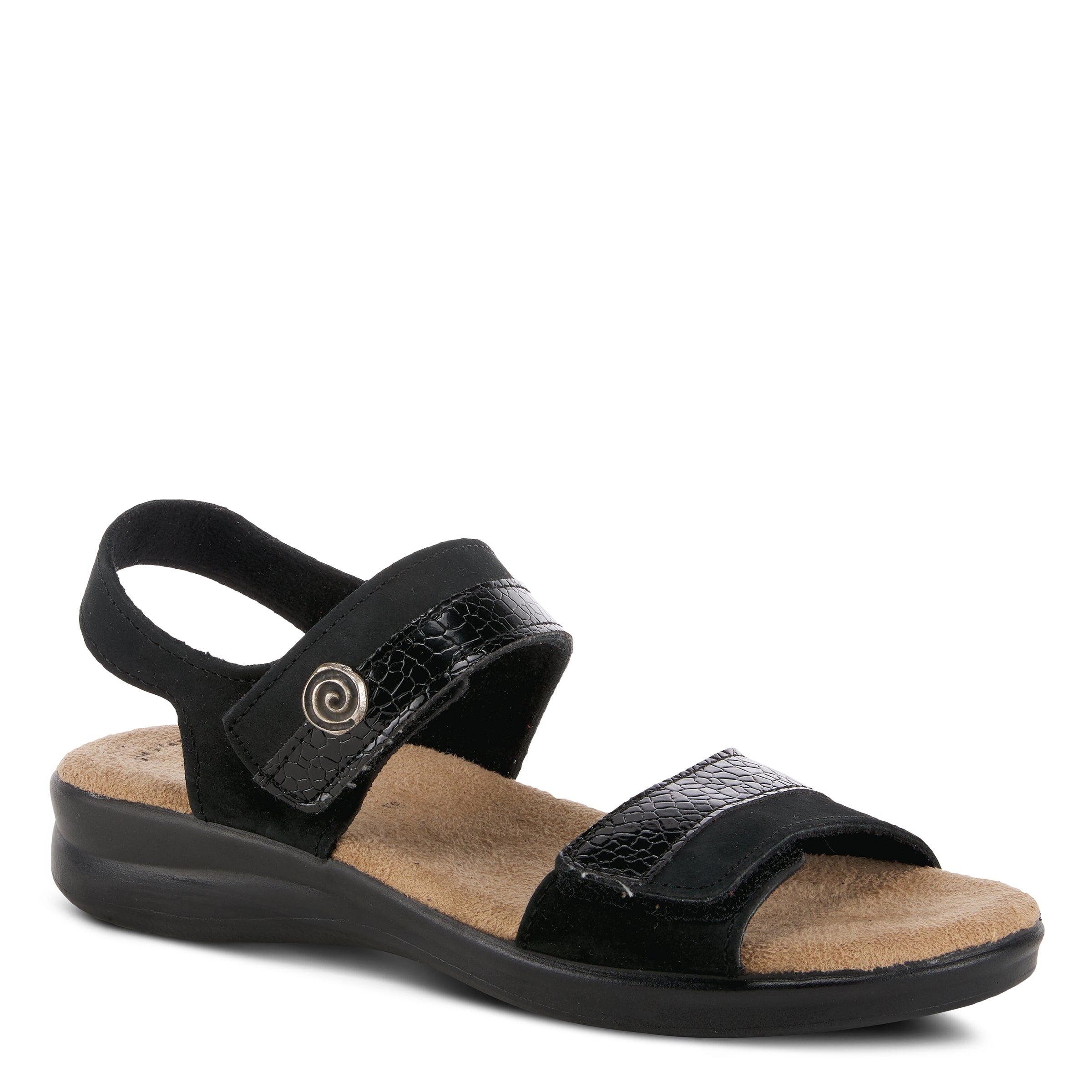 Flexus FLEXUS ALONSA SLINGBACK SANDAL sandal in blue nubuck with flexible sole