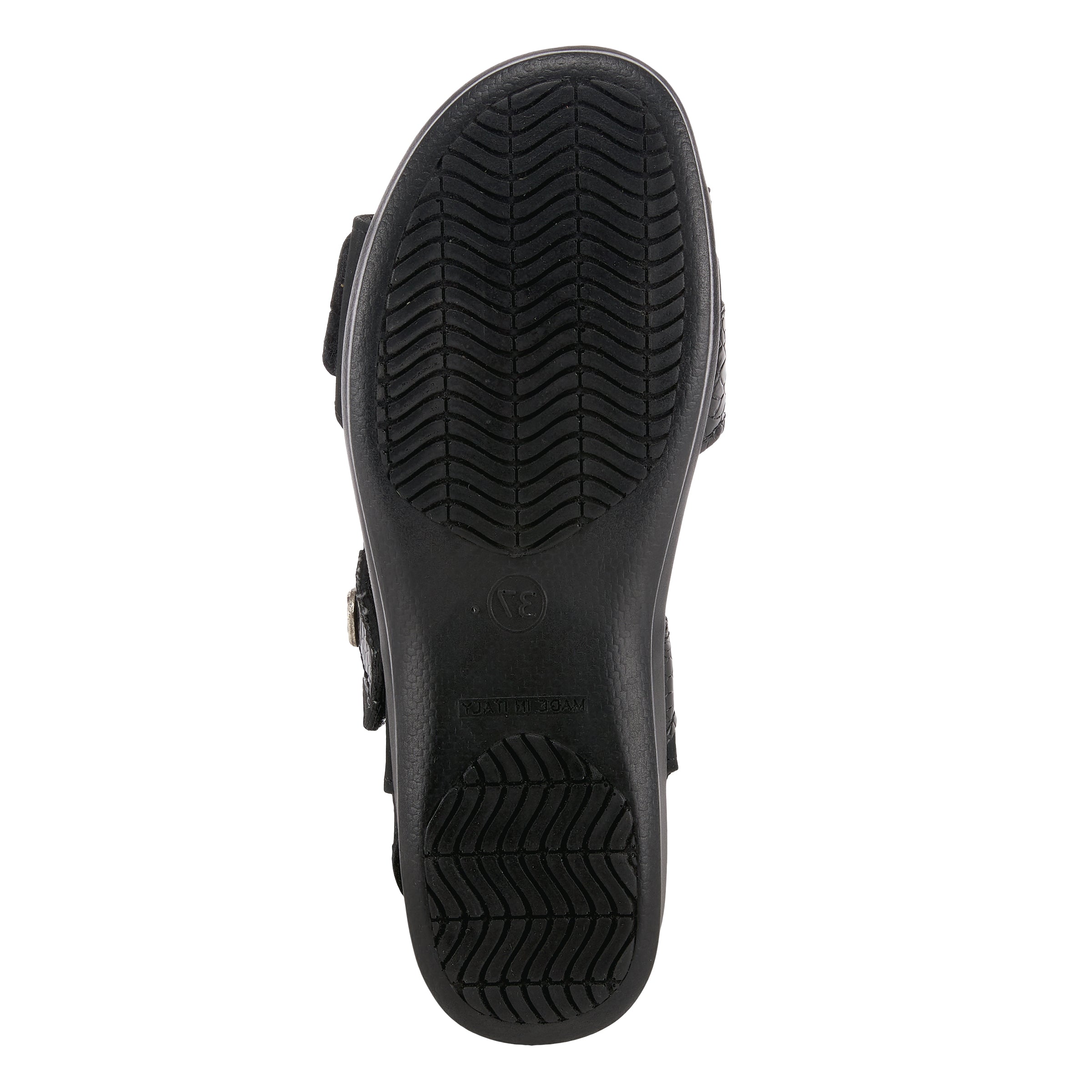 Flexus FLEXUS ALONSA SLINGBACK SANDAL sandal in black nubuck with flexible sole