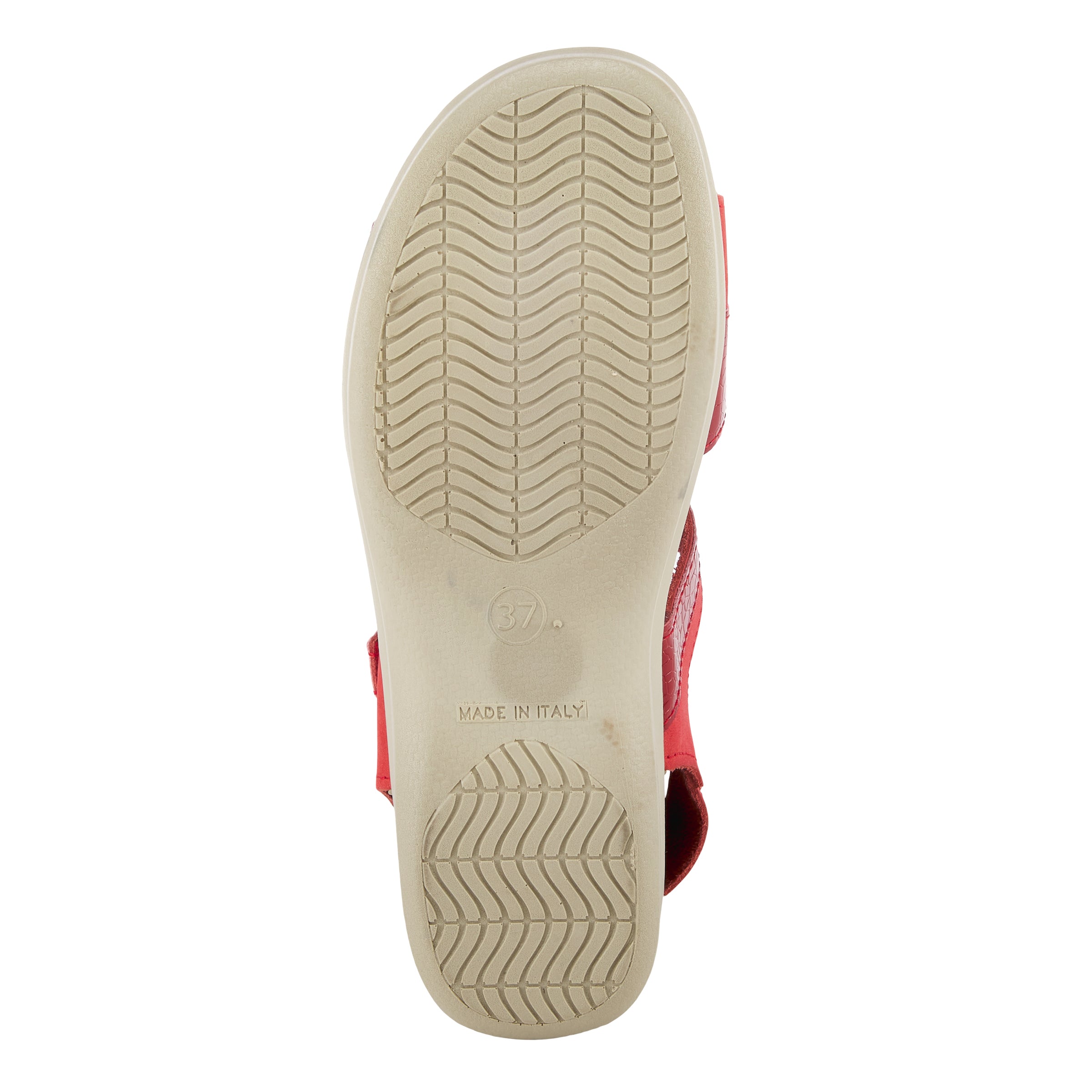 Flexus FLEXUS ALONSA SLINGBACK SANDAL sandal in red nubuck with flexible sole
