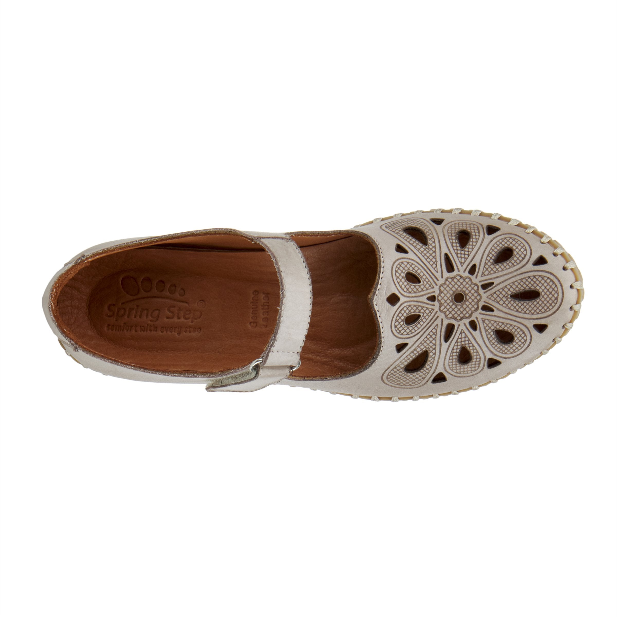 Spring Step SPRING STEP AMAIRANI SHOE shoe in light taupe with comfortable everyday design
