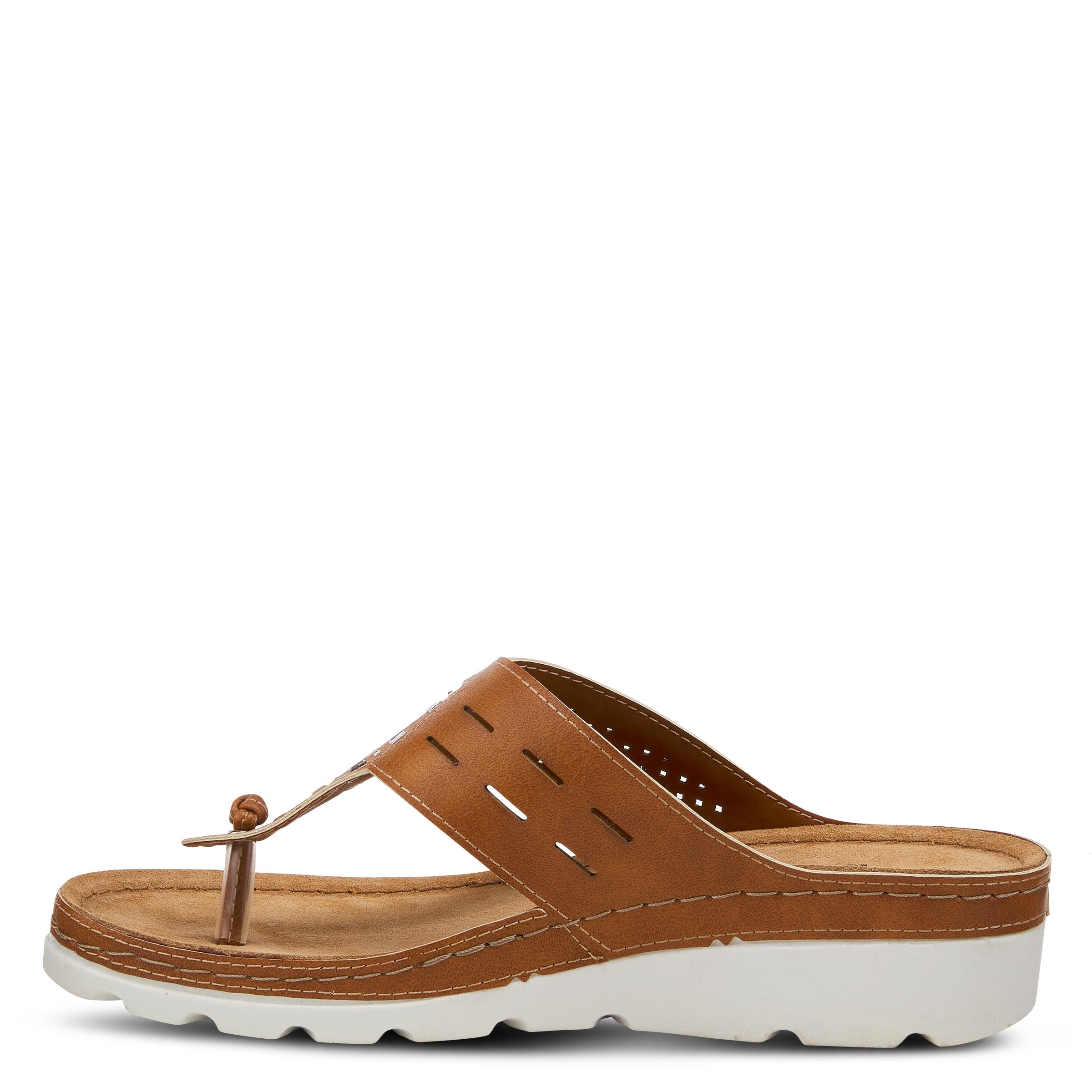Flexus FLEXUS AMIGA THONG SANDALS sandal in camel with flexible sole