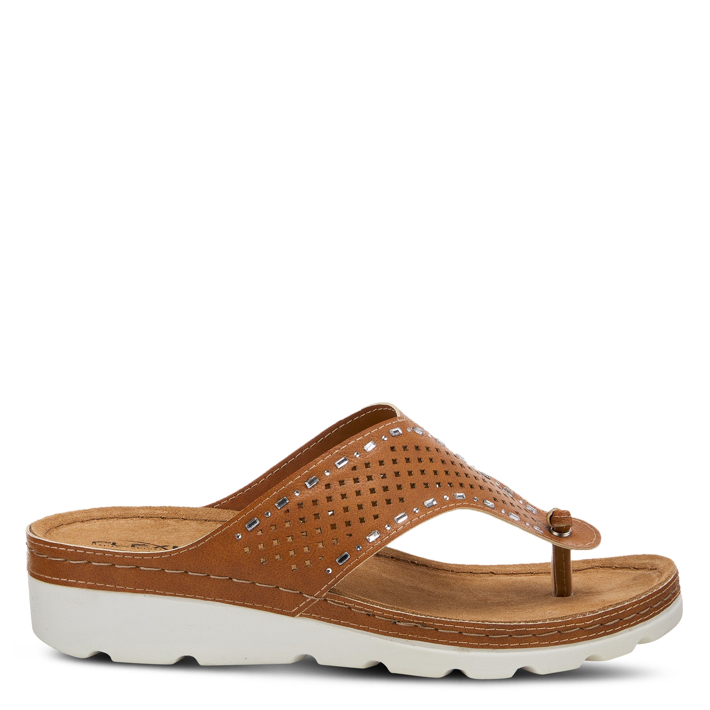 Flexus FLEXUS AMIGA THONG SANDALS sandal in black with flexible sole