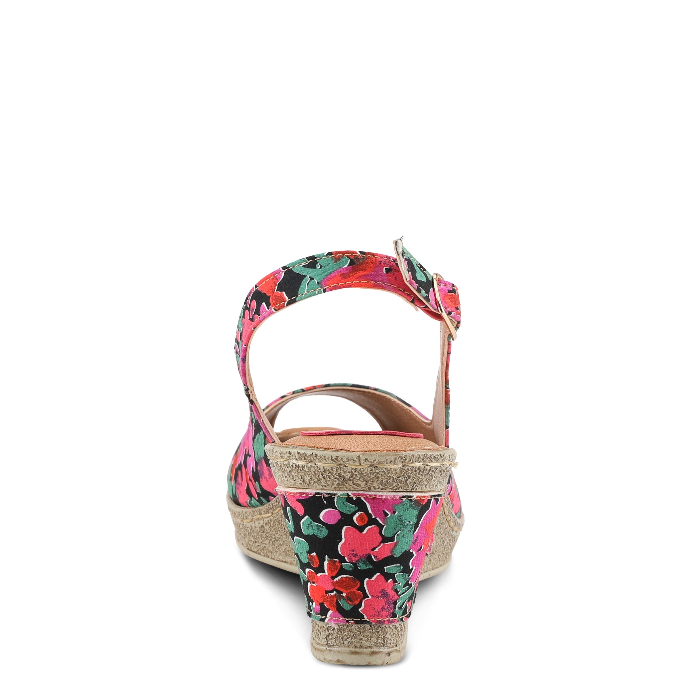 Patrizia PATRIZIA CANDACE-BLOOM SLINGBACK SANDALS sandal in black multi with stylish fashion design