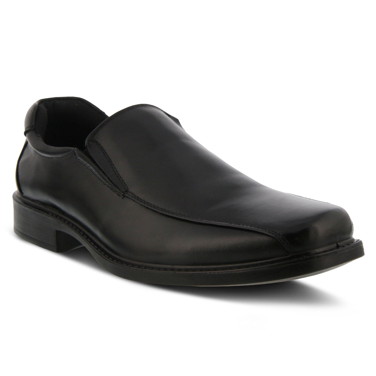men slip on dress shoes Spring Step Men's Carson Leather Slip-On Loafer