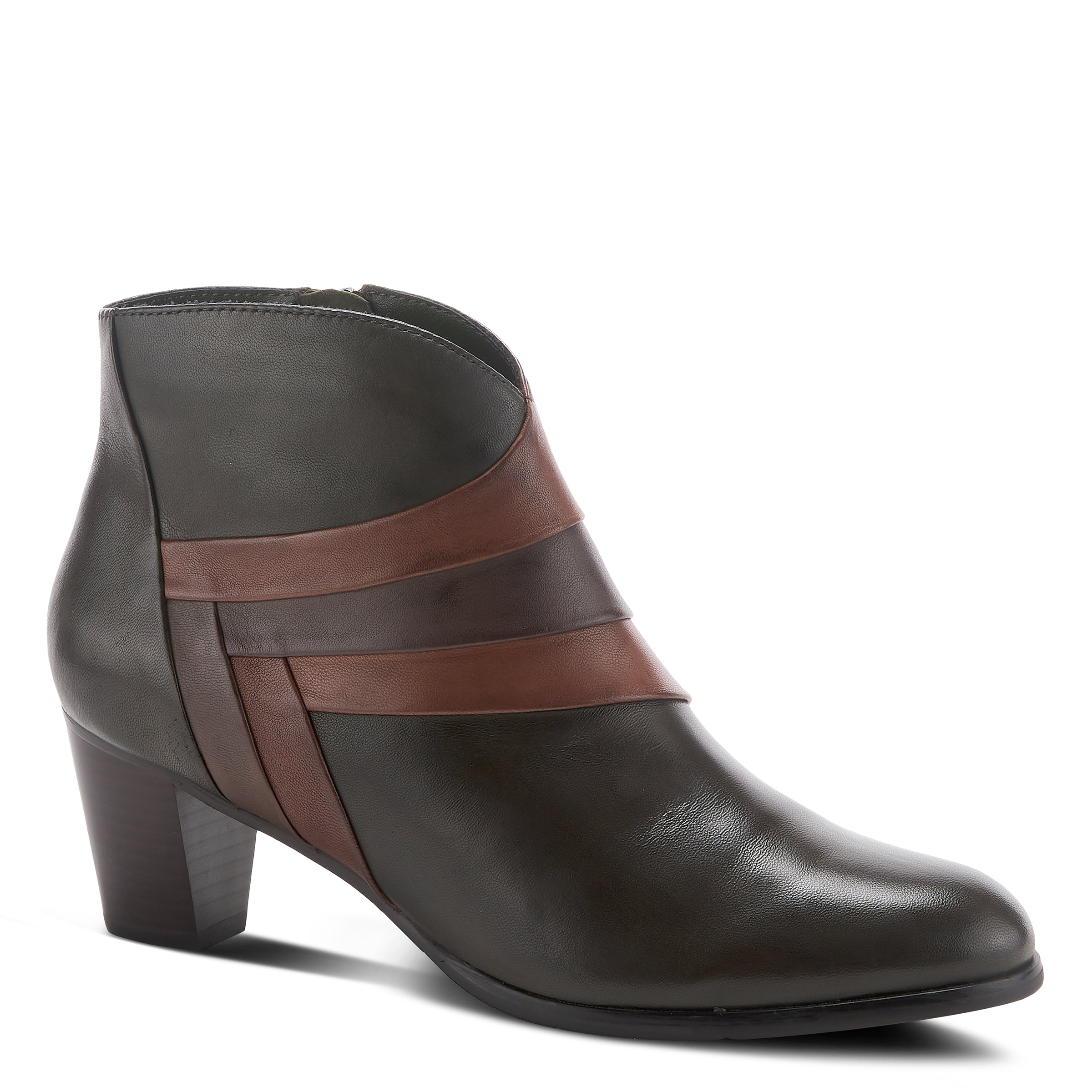 Spring Step Spring Step CASCALLA Boots boot in olive green with comfortable everyday design