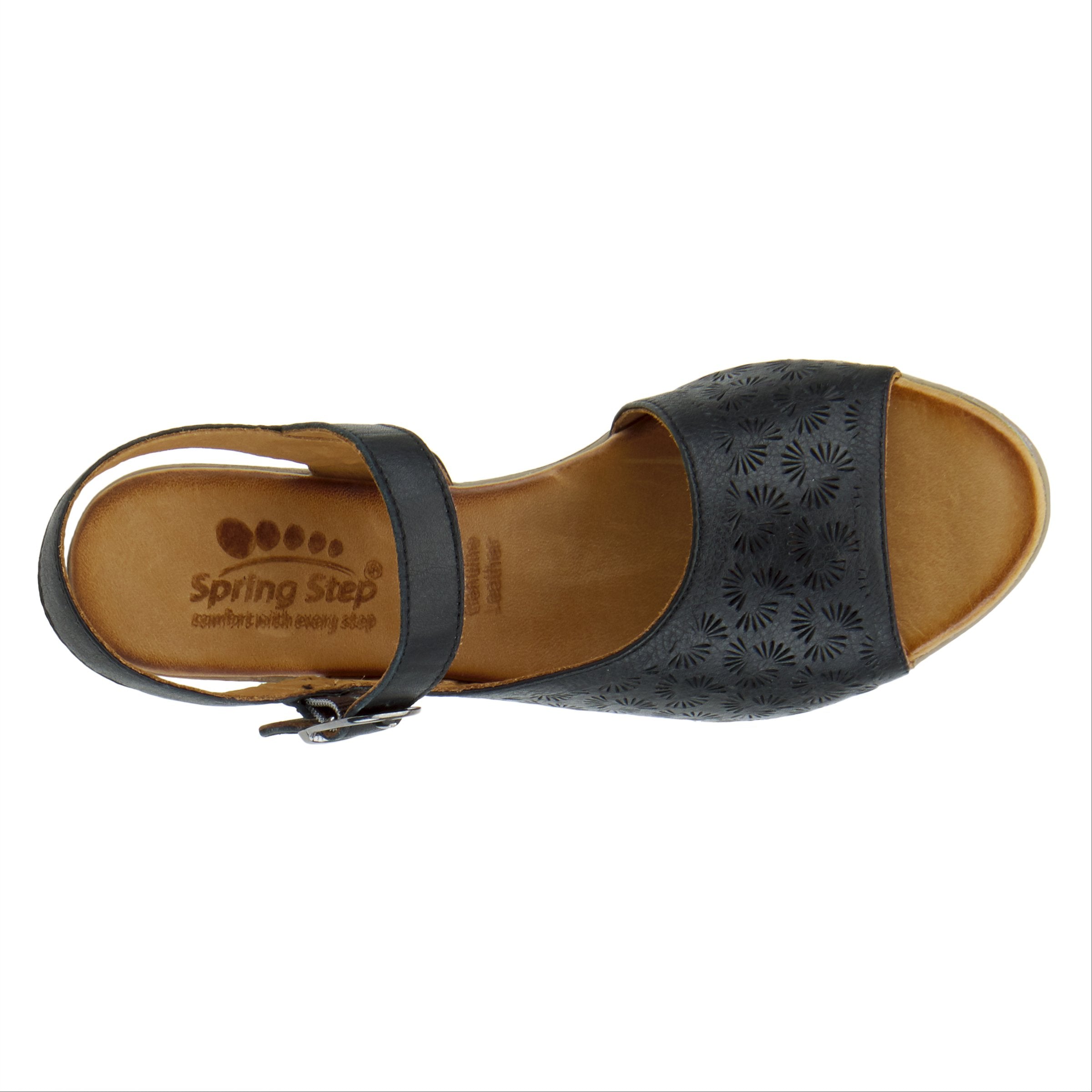 Spring Step Spring Step DELIA Sandals sandal in black with comfortable everyday design