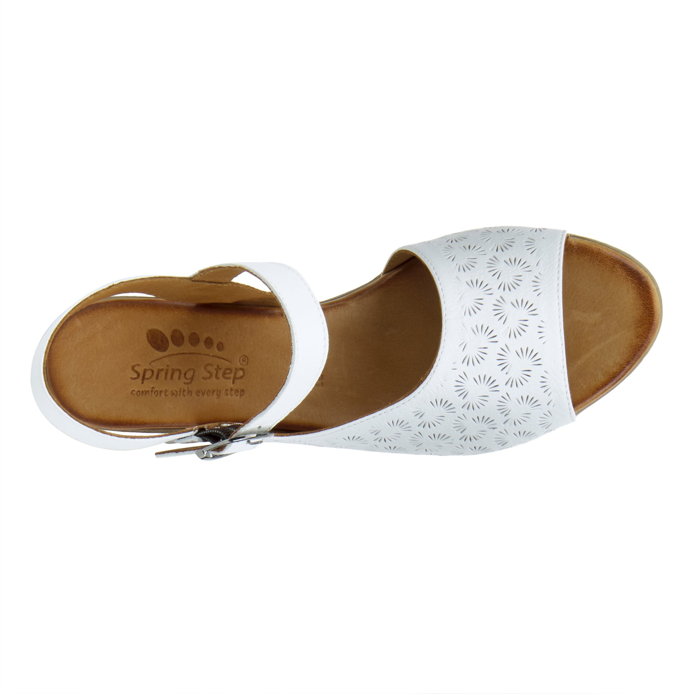 Spring Step Spring Step DELIA Sandals sandal in white with comfortable everyday design