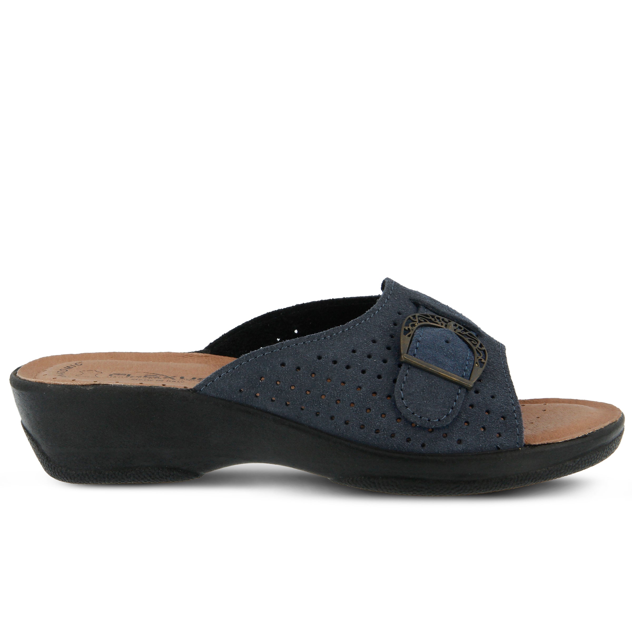 Flexus FLEXUS EDELLA SLIDE SANDAL sandal in black with flexible sole