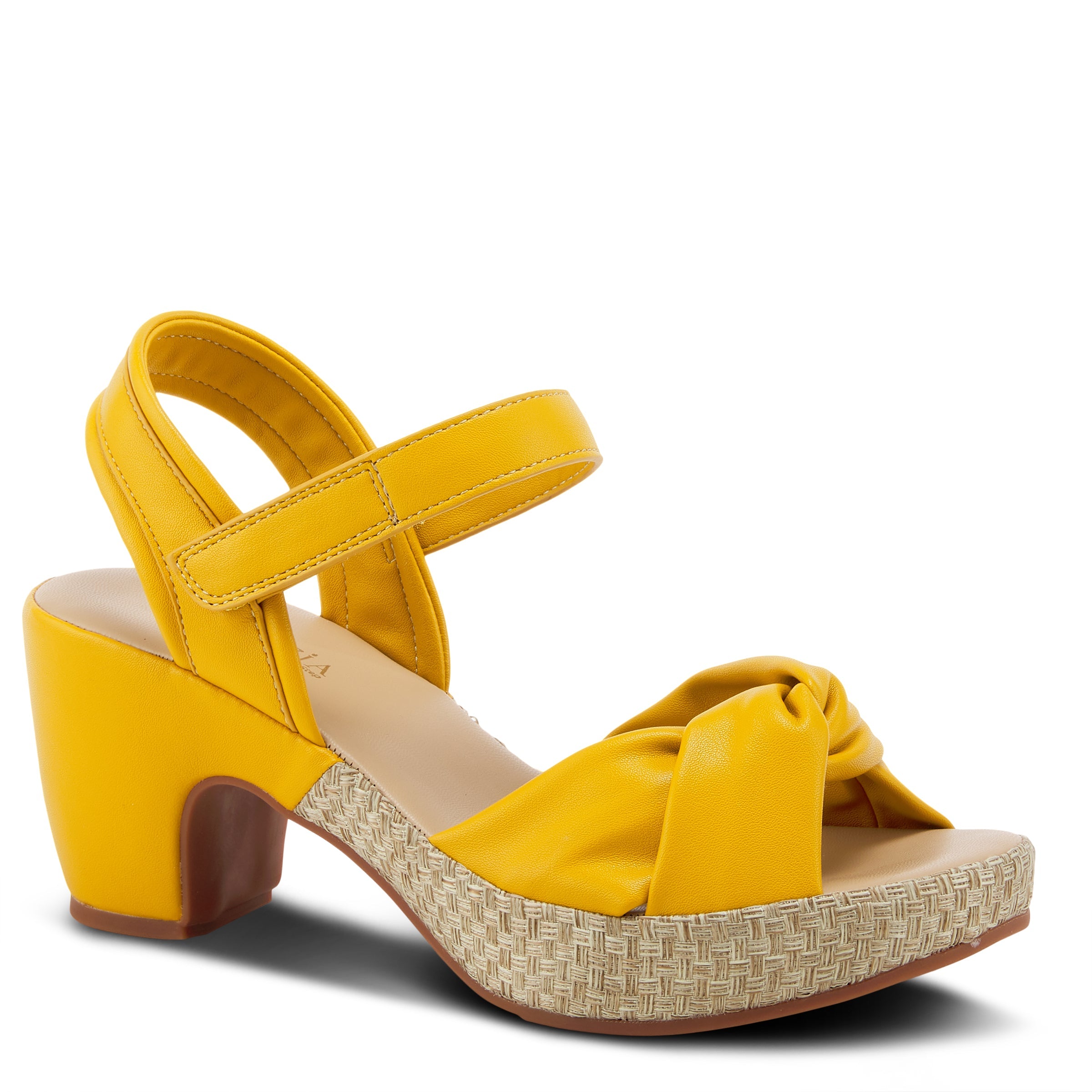 Patrizia PATRIZIA ESSENCE QARTER STRAP SANDALS sandal in yellow with stylish fashion design