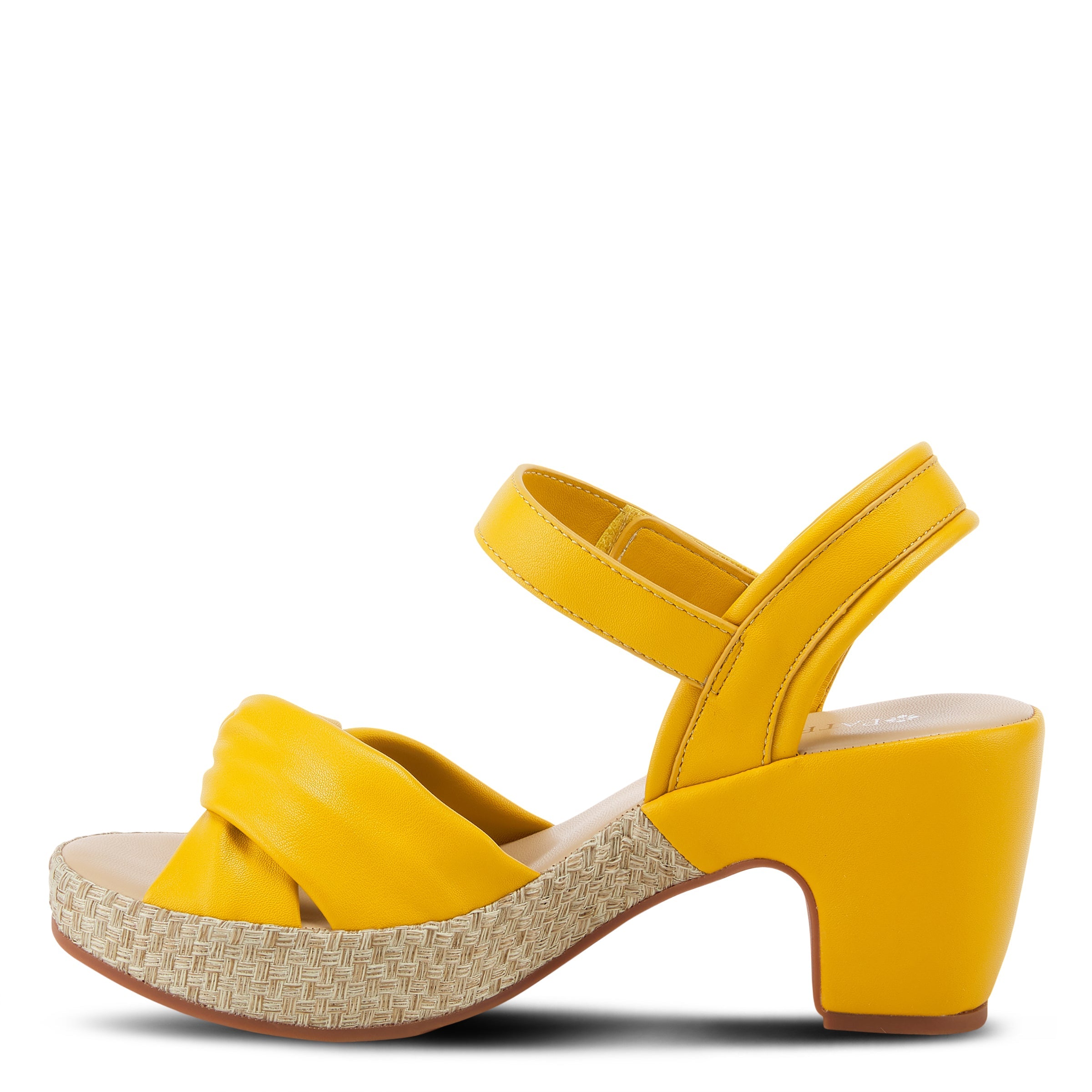 Patrizia PATRIZIA ESSENCE QARTER STRAP SANDALS sandal in yellow with stylish fashion design