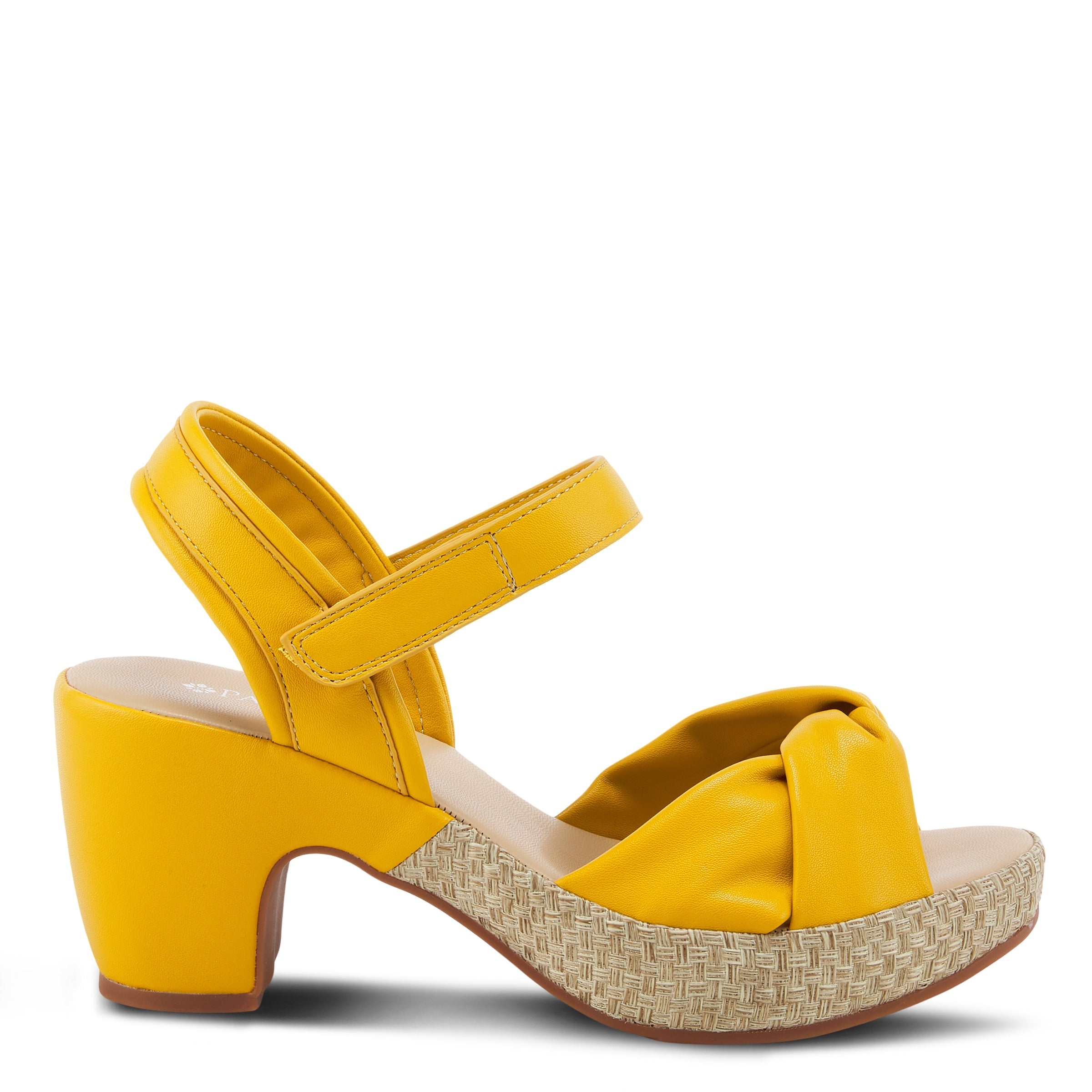 Patrizia PATRIZIA ESSENCE QARTER STRAP SANDALS sandal in yellow with stylish fashion design