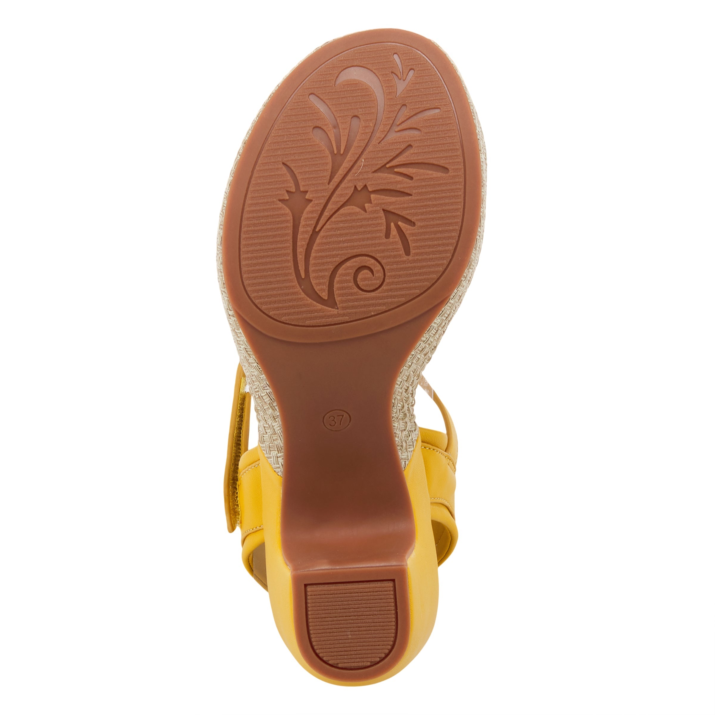Patrizia PATRIZIA ESSENCE QARTER STRAP SANDALS sandal in yellow with stylish fashion design