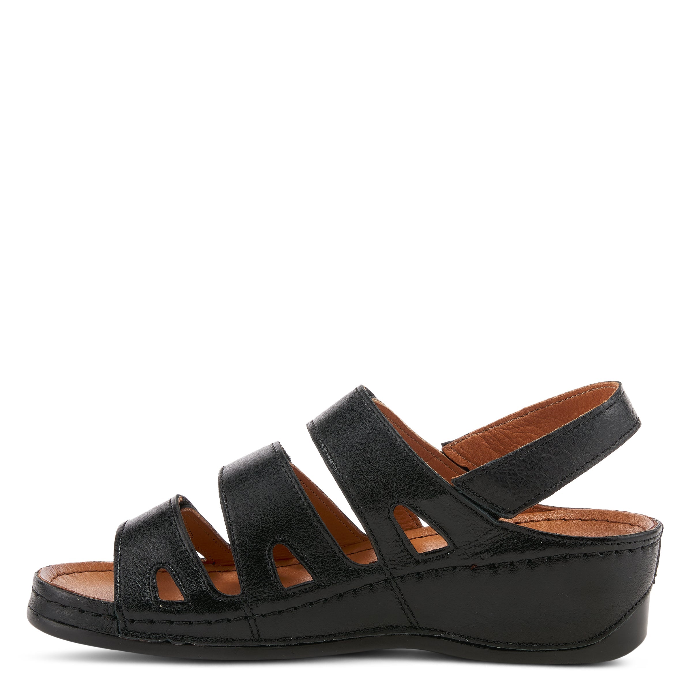 Spring Step SPRING STEP EULABACK BACK STRAP SANDALS sandal in black with comfortable everyday design