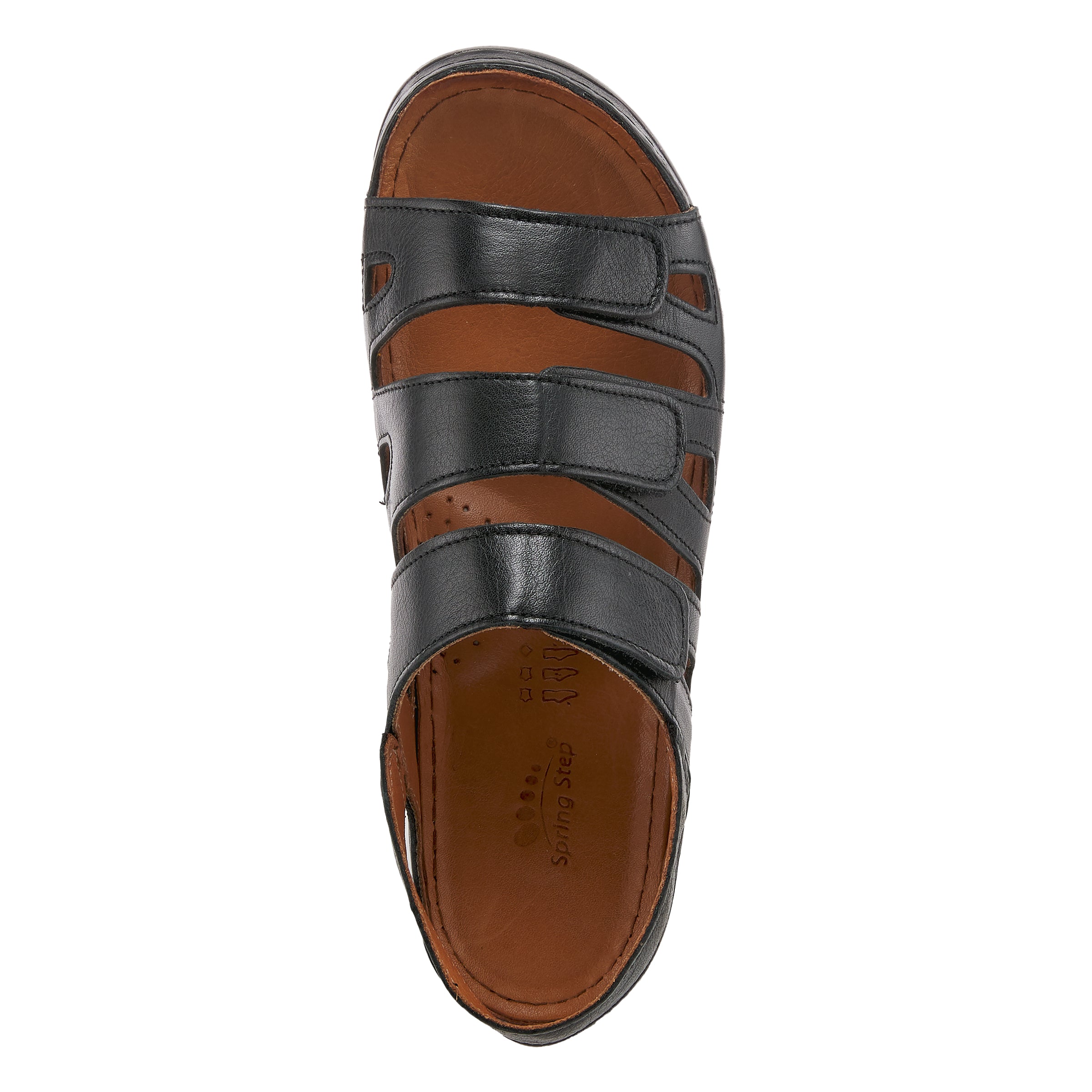 Spring Step SPRING STEP EULABACK BACK STRAP SANDALS sandal in black with comfortable everyday design