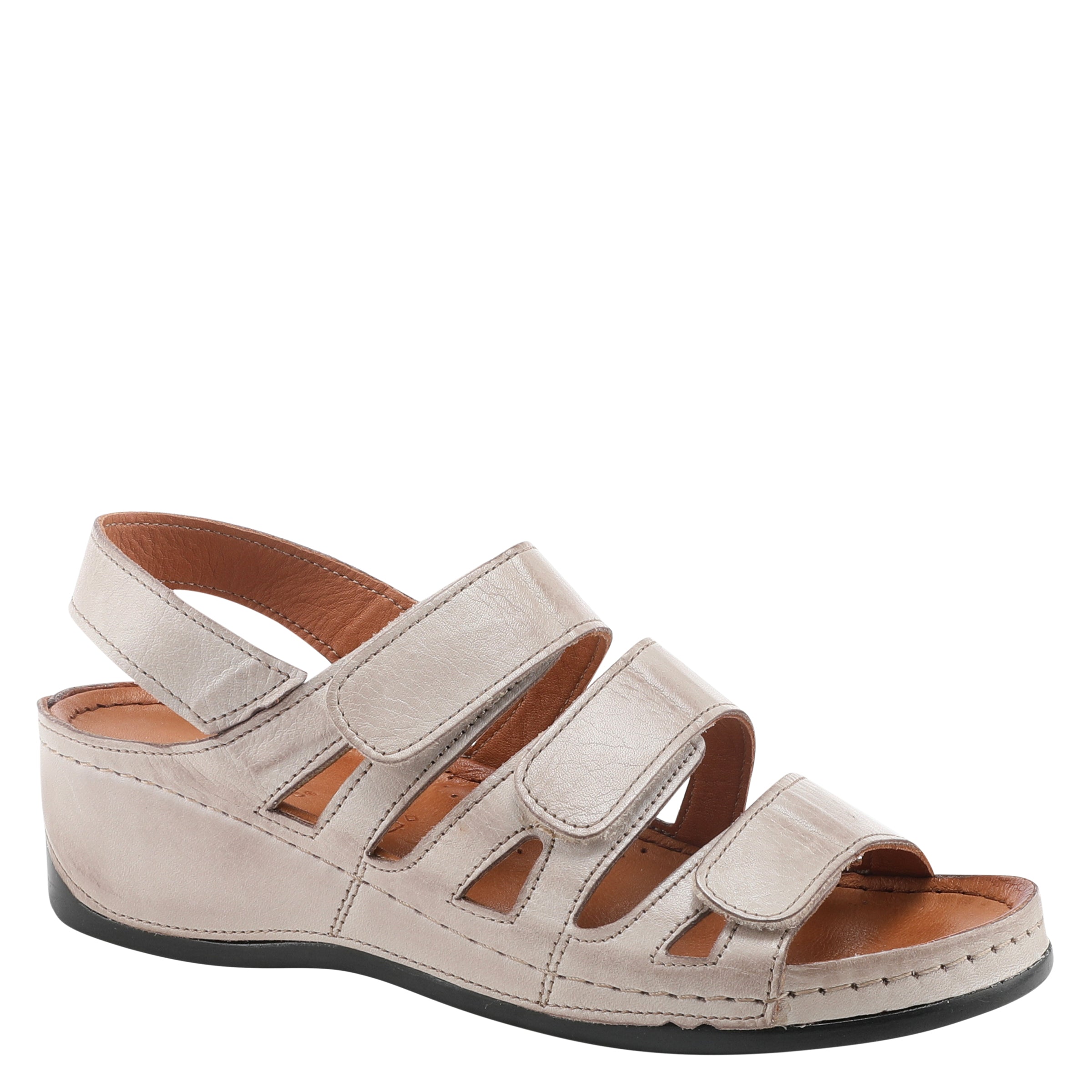 Spring Step SPRING STEP EULABACK BACK STRAP SANDALS sandal in light grey with comfortable everyday design