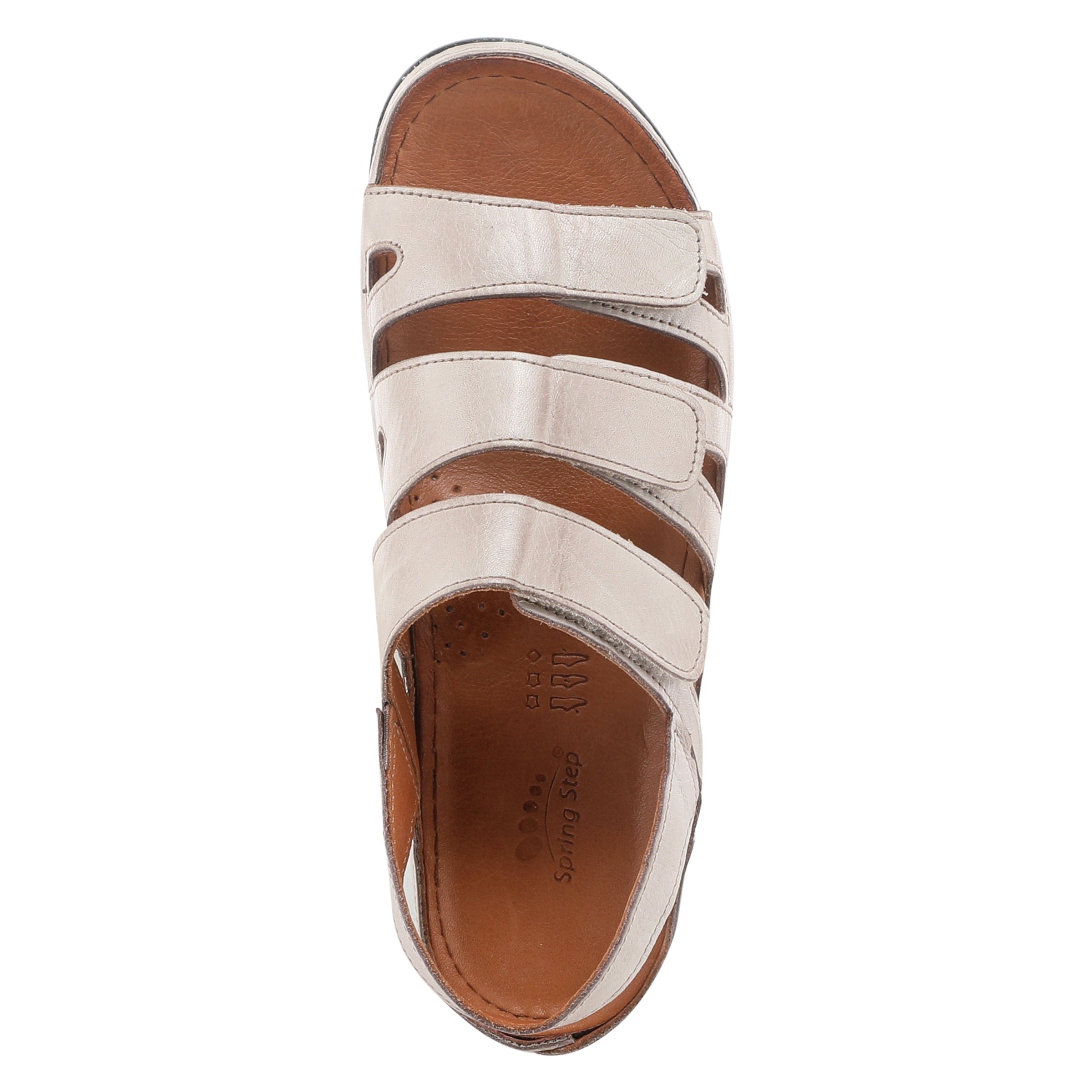 Spring Step SPRING STEP EULABACK BACK STRAP SANDALS sandal in light grey with comfortable everyday design