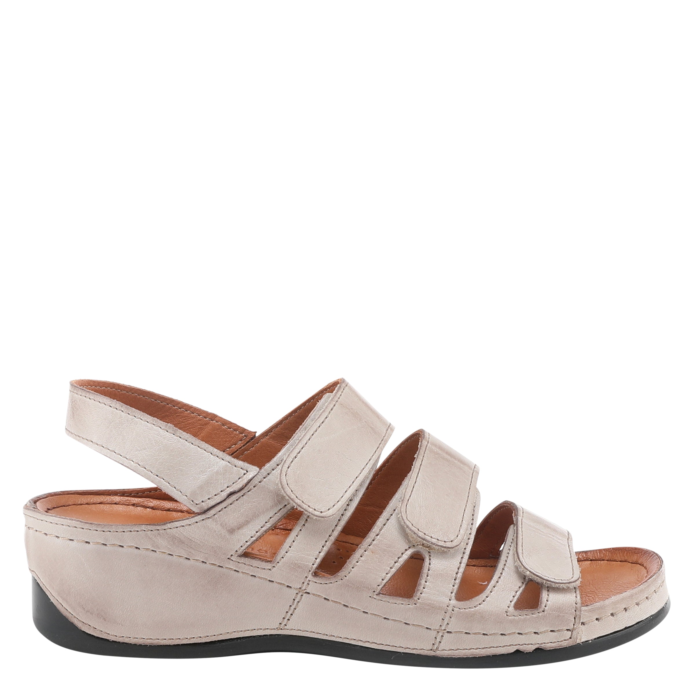 Spring Step SPRING STEP EULABACK BACK STRAP SANDALS sandal in light grey with comfortable everyday design