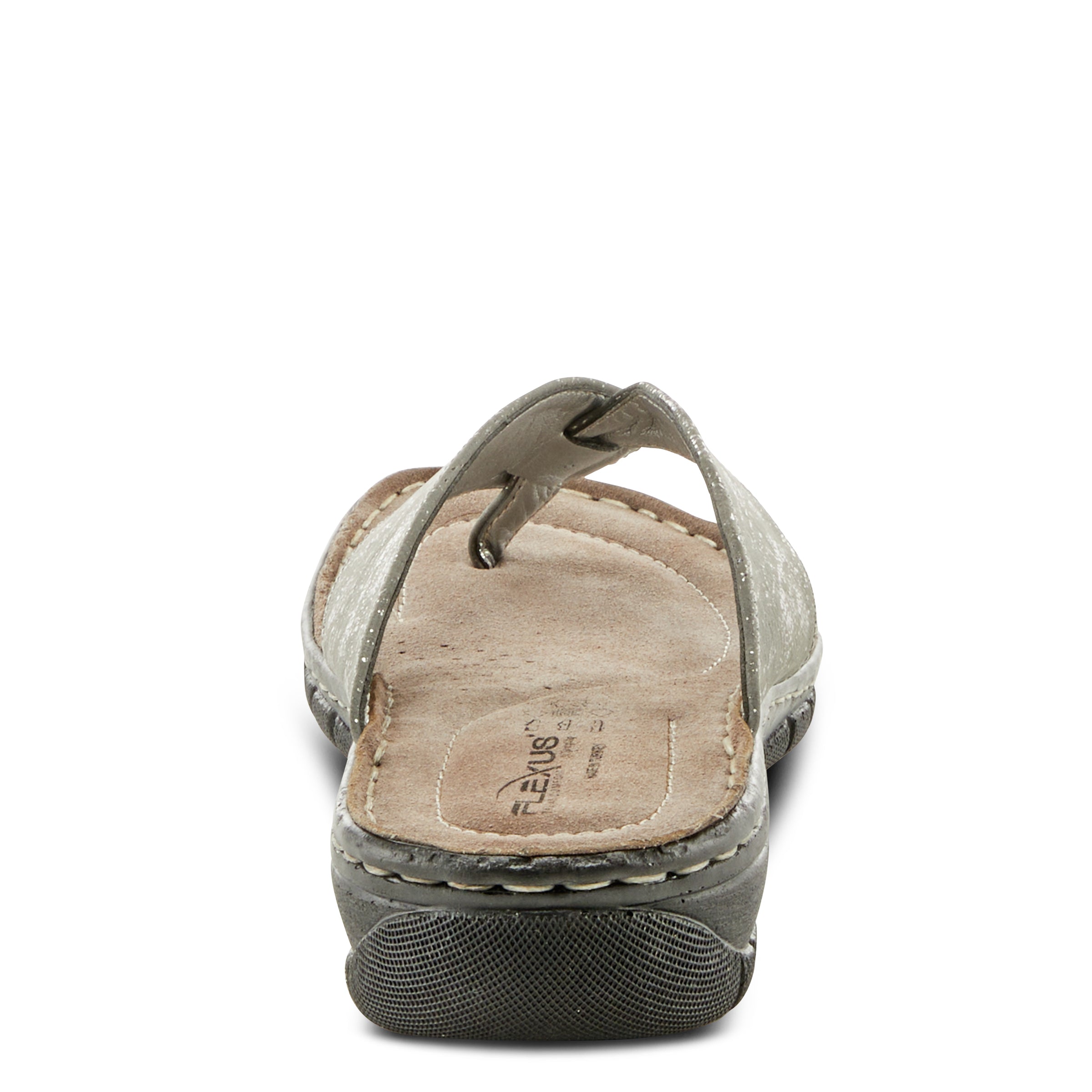 Flexus FLEXUS FAIA SLIDE SANDALS sandal in charcoal with flexible sole