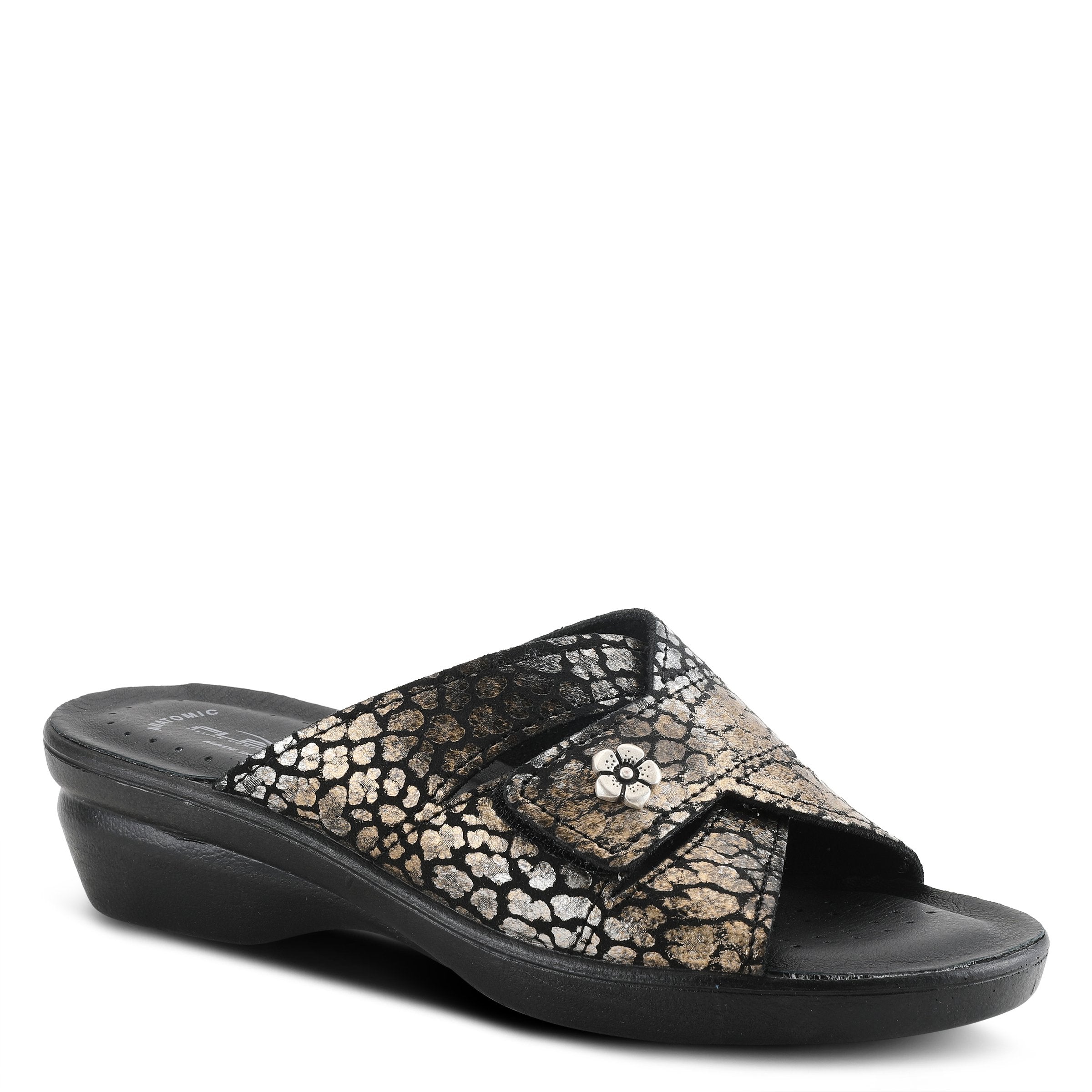 Flexus FLEXUS FEDAME SLIDE SANDAL sandal in beige suede with flexible sole