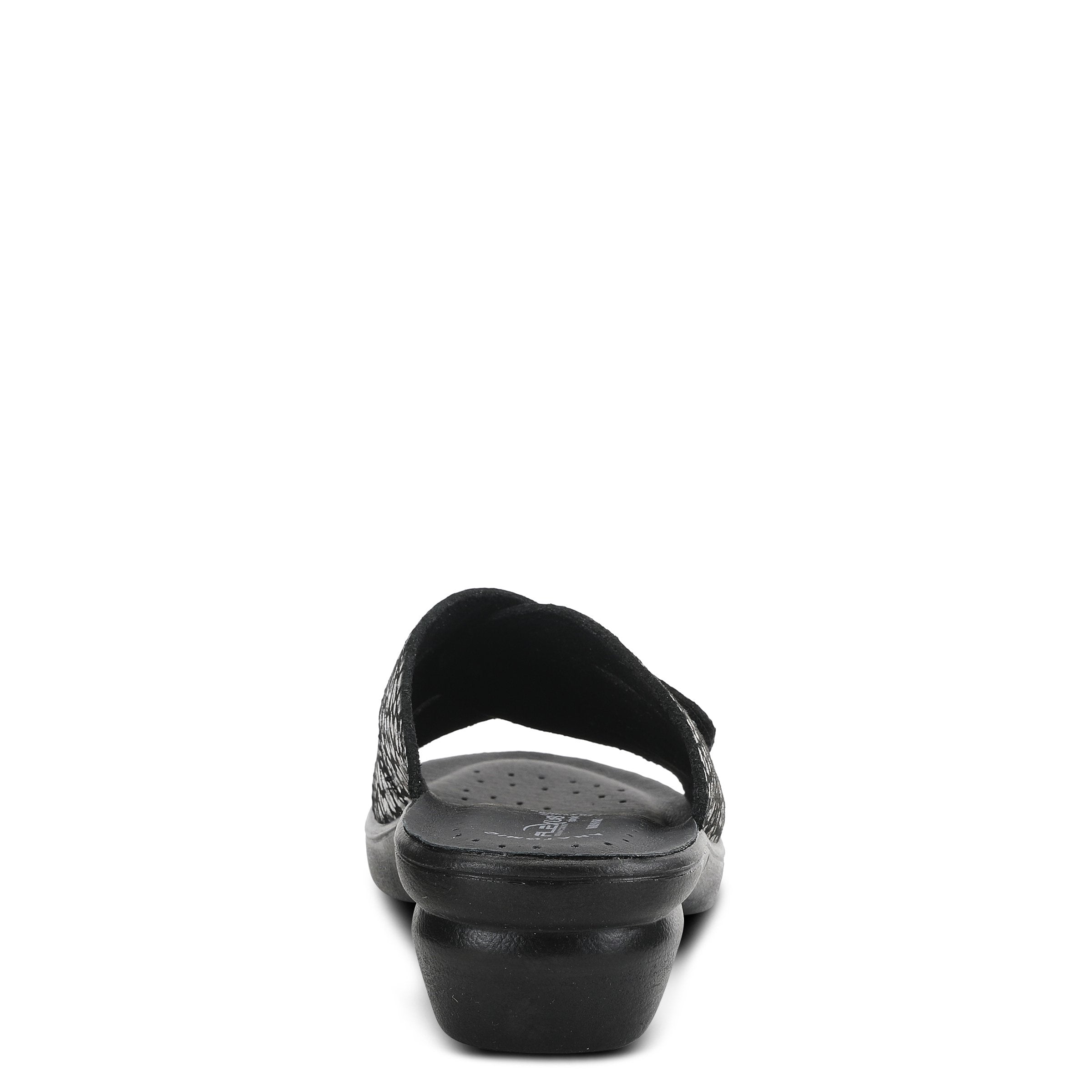 Flexus FLEXUS FEDAME SLIDE SANDAL sandal in black suede with flexible sole