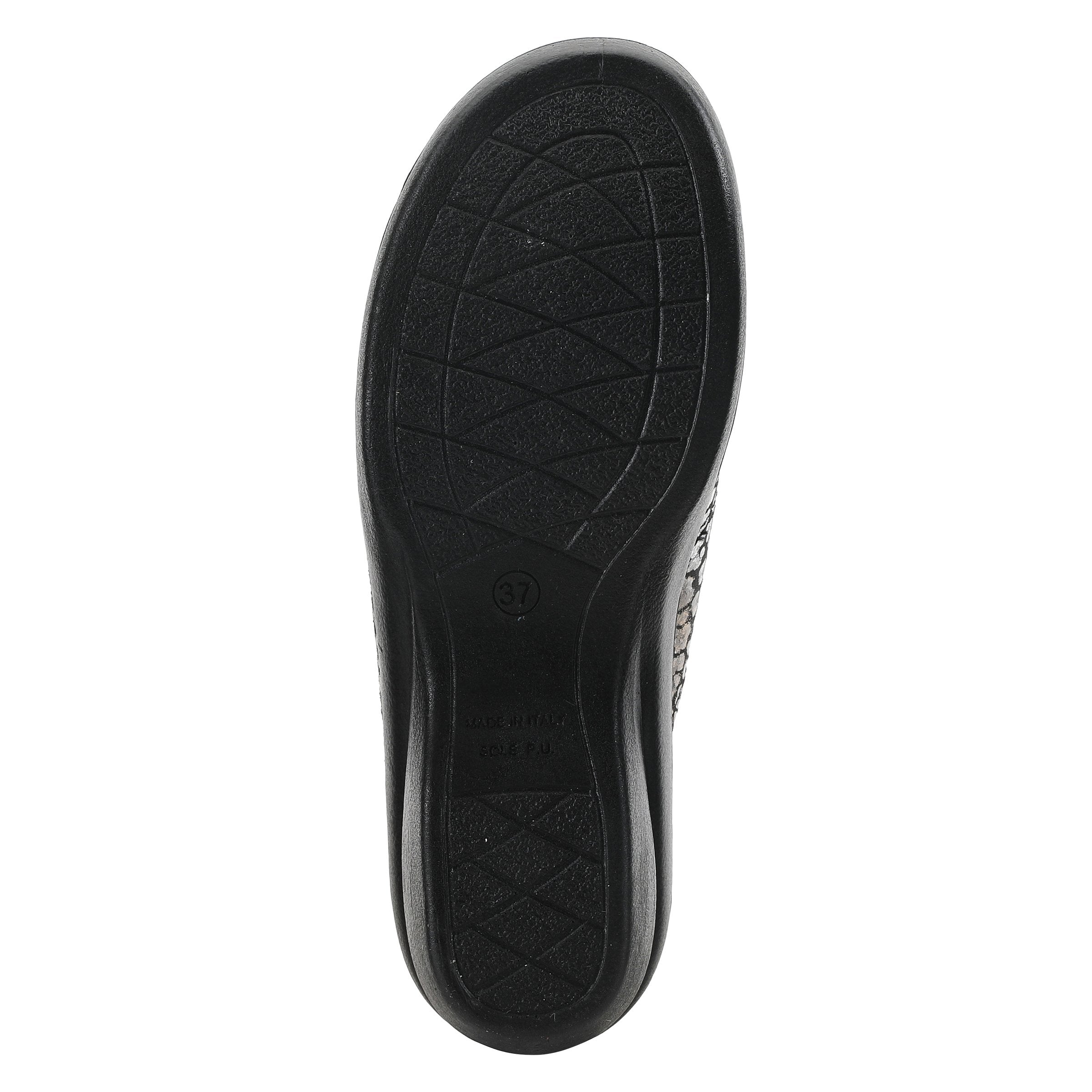 Flexus FLEXUS FEDAME SLIDE SANDAL sandal in black suede with flexible sole