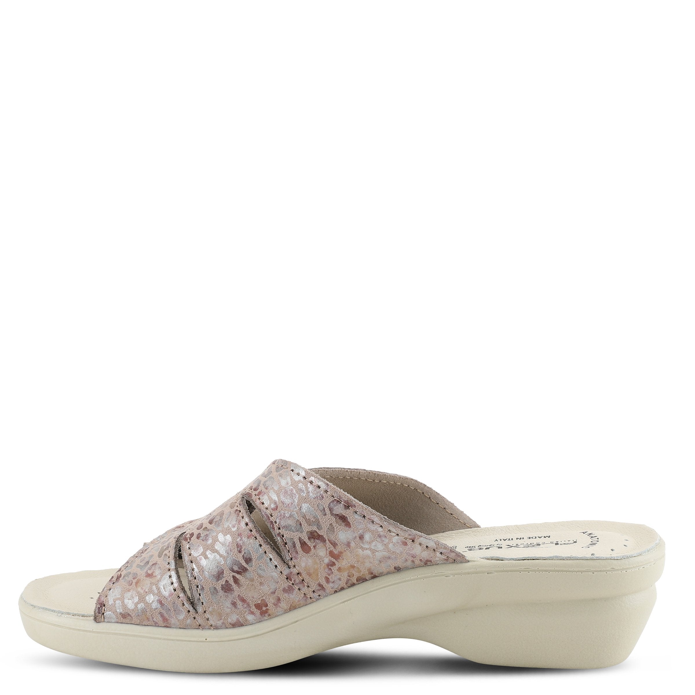 Flexus FLEXUS FEDAME SLIDE SANDAL sandal in beige suede with flexible sole