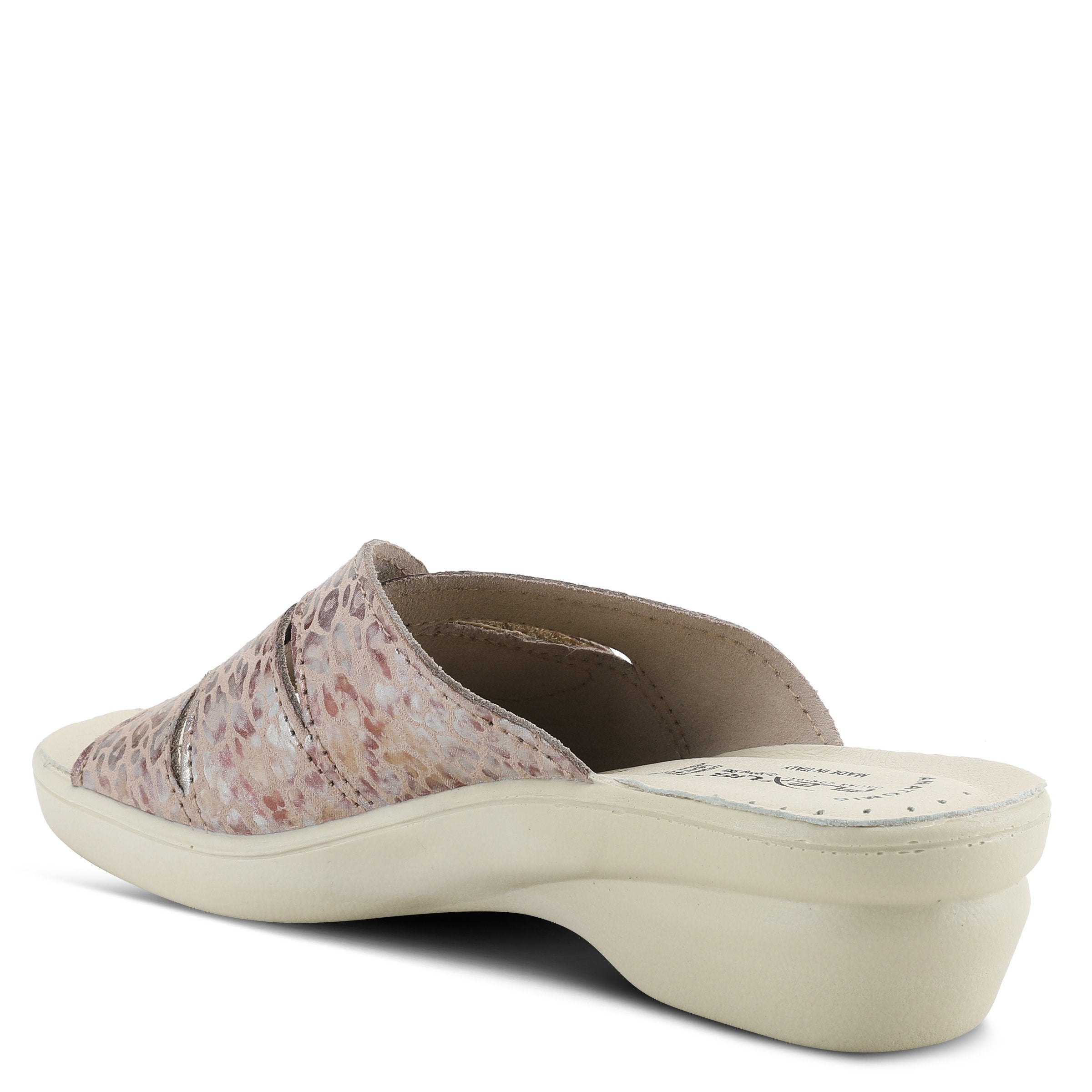 Flexus FLEXUS FEDAME SLIDE SANDAL sandal in beige suede with flexible sole