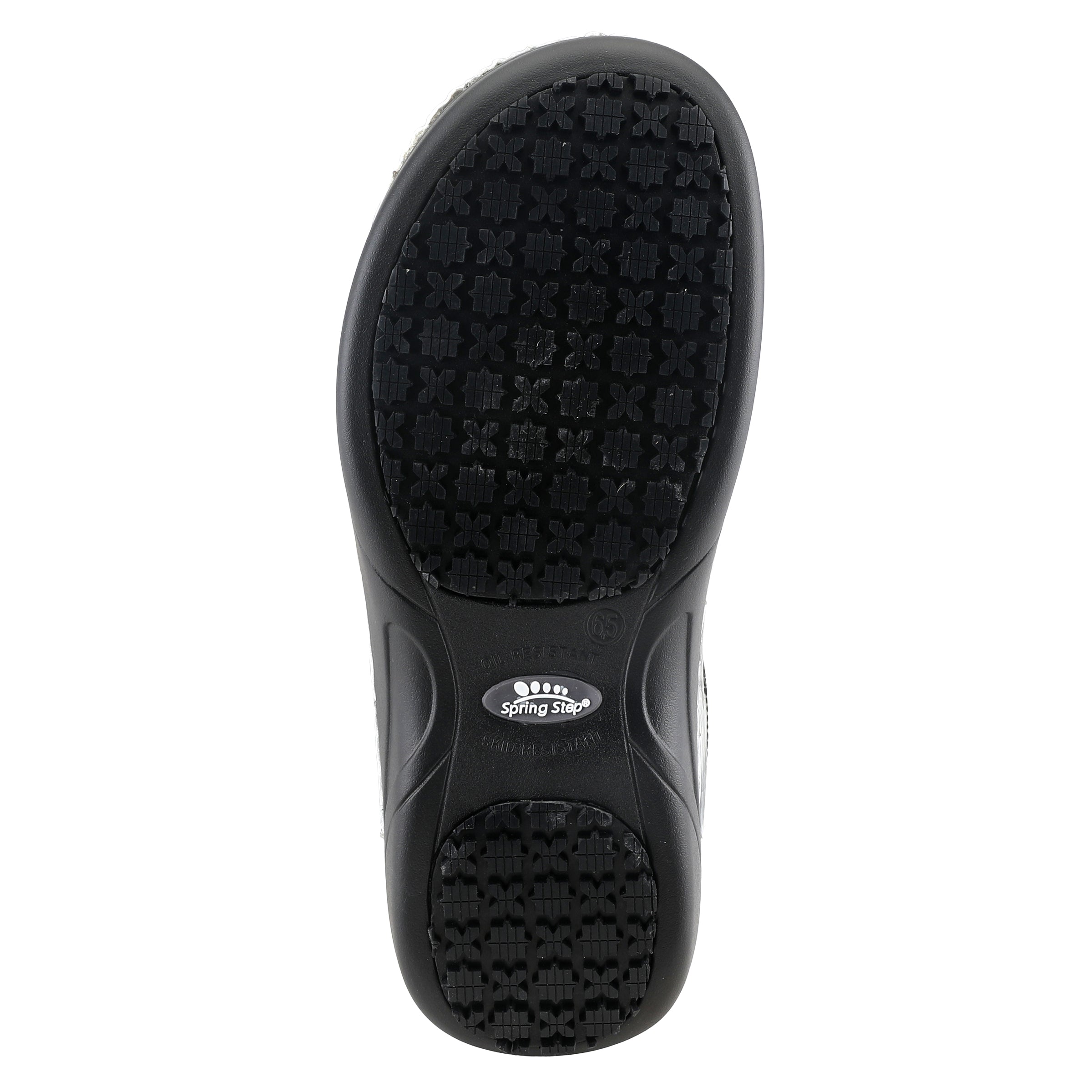 Spring Step Professional SPRING STEP PROFESSIONAL FERRARA-FLOW SLIP-ON SHOES slip-on shoe in black multi with slip-resistant outsole