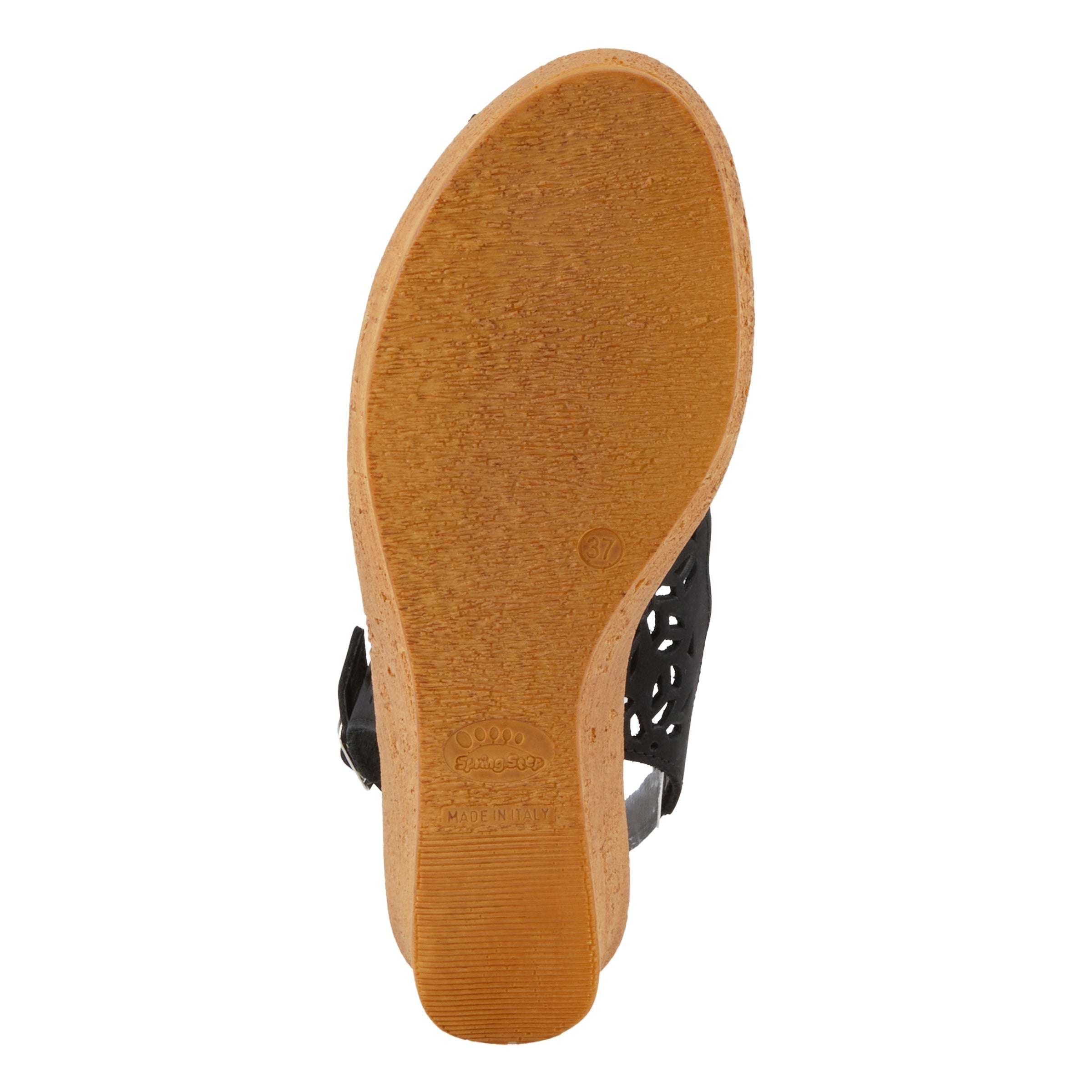 Spring Step SPRING STEP FOOTSIE SLINGBACK SANDALS sandal in black nubuck with comfortable everyday design