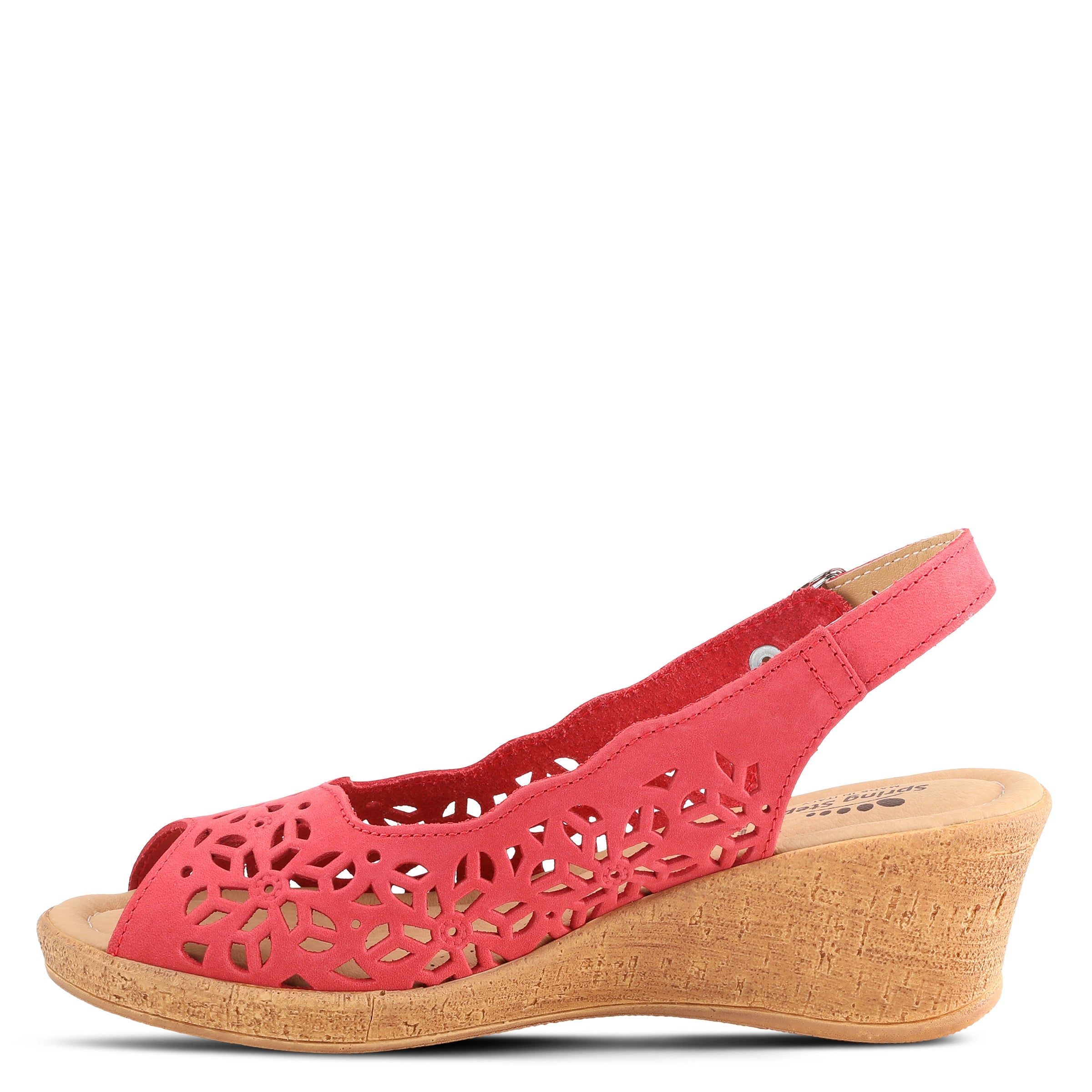 Spring Step SPRING STEP FOOTSIE SLINGBACK SANDALS sandal in red with comfortable everyday design