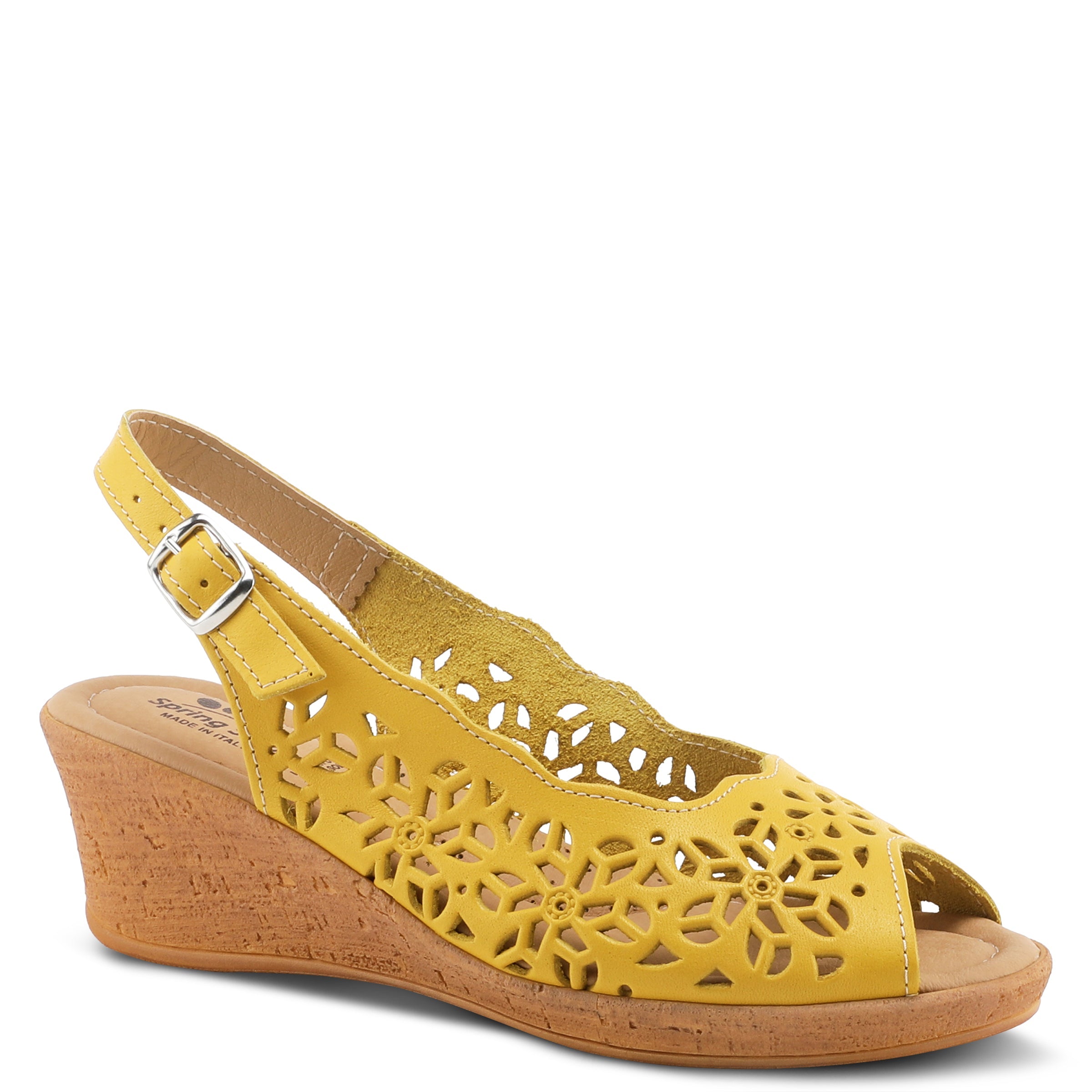 Spring Step SPRING STEP FOOTSIE SLINGBACK SANDALS sandal in black nubuck with comfortable everyday design