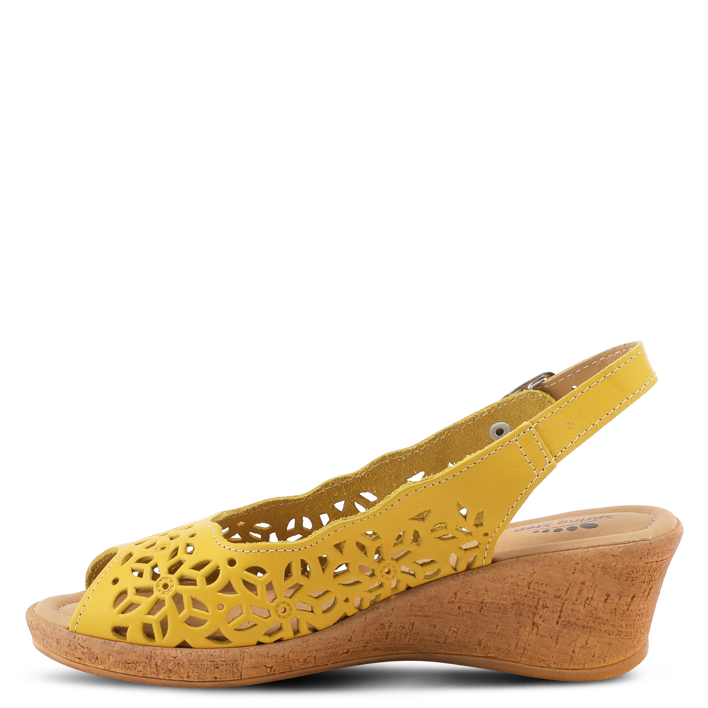 Spring Step SPRING STEP FOOTSIE SLINGBACK SANDALS sandal in black nubuck with comfortable everyday design