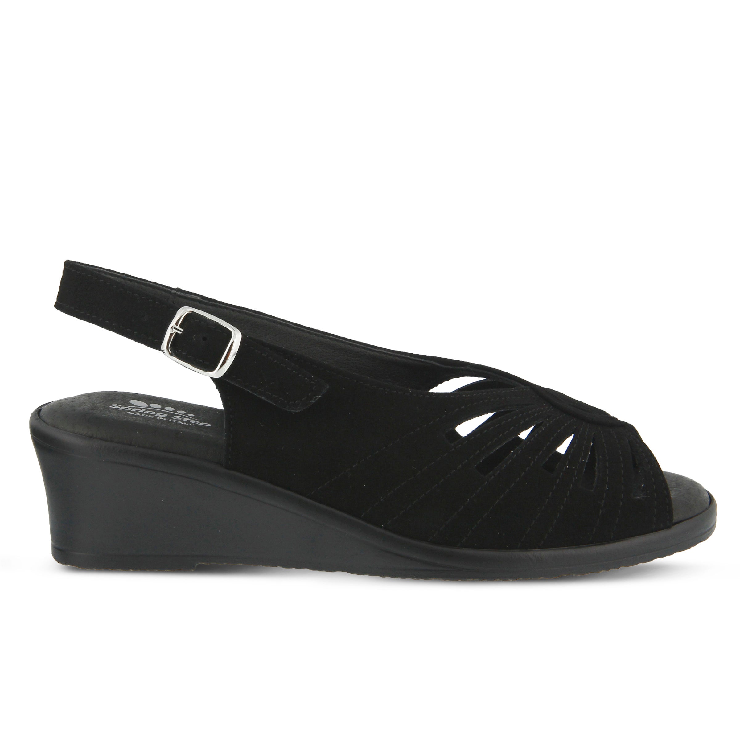 Spring Step SPRING STEP GAIL SANDAL sandal in black with comfortable everyday design