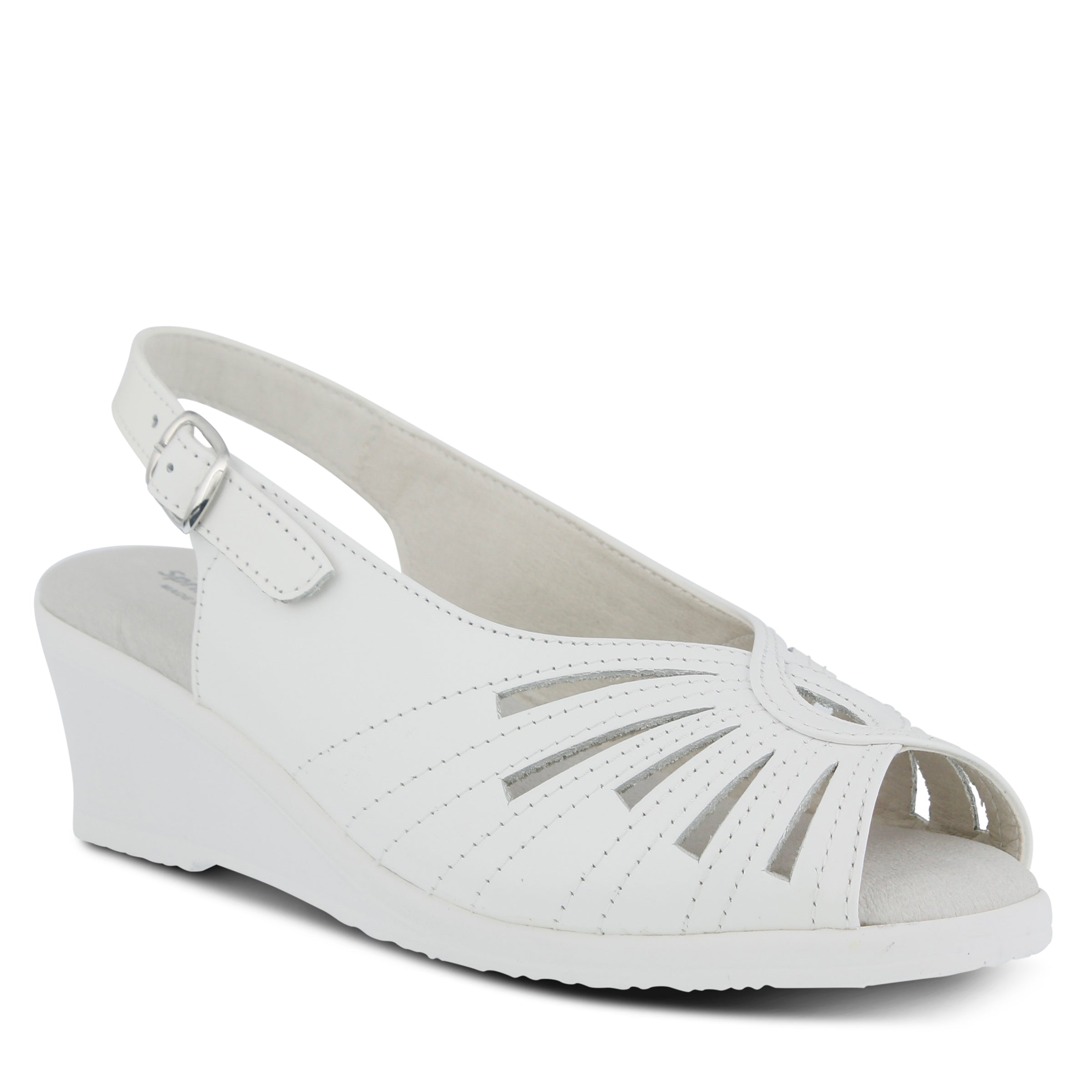 Spring Step SPRING STEP GAIL SANDAL sandal in white with comfortable everyday design