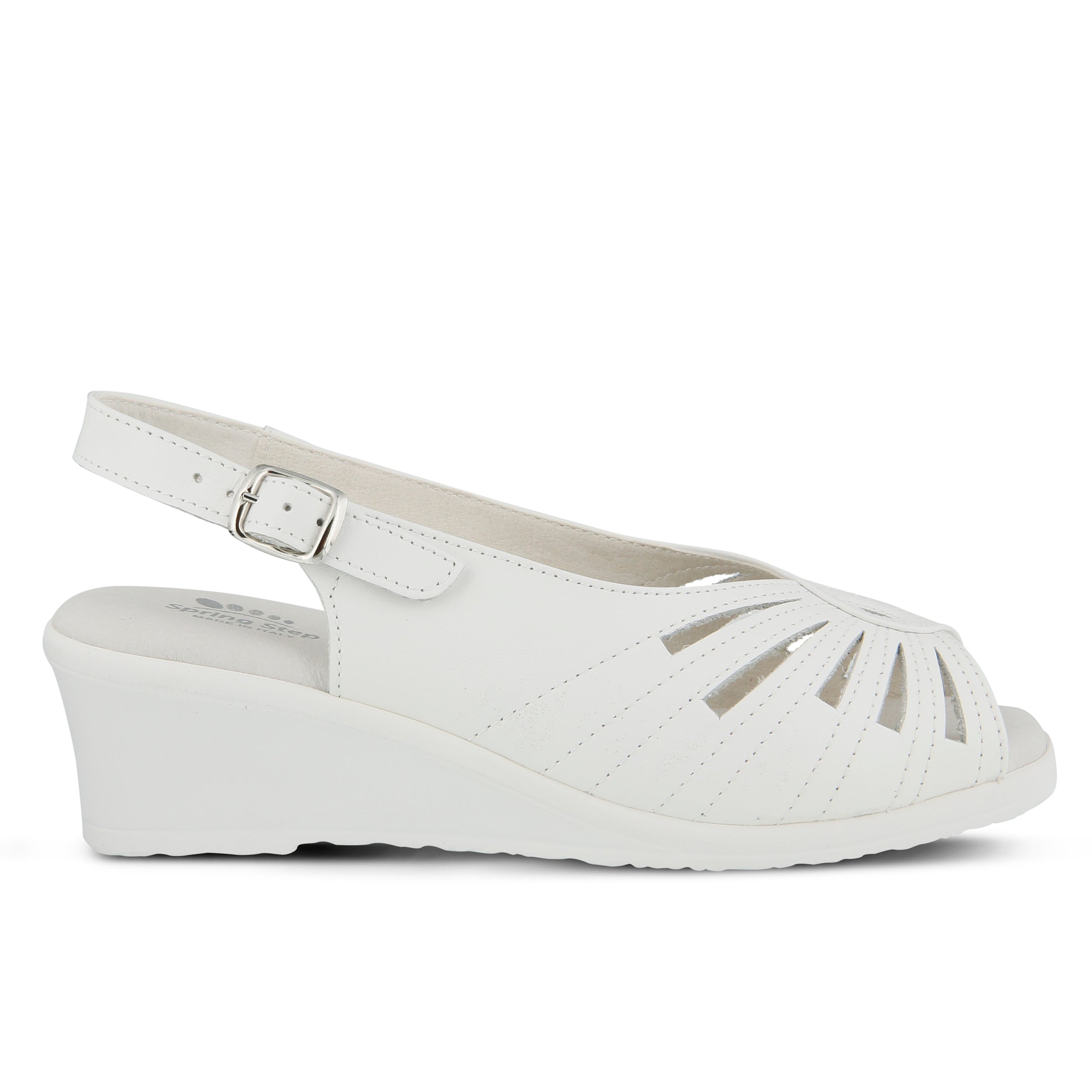 Spring Step SPRING STEP GAIL SANDAL sandal in white with comfortable everyday design
