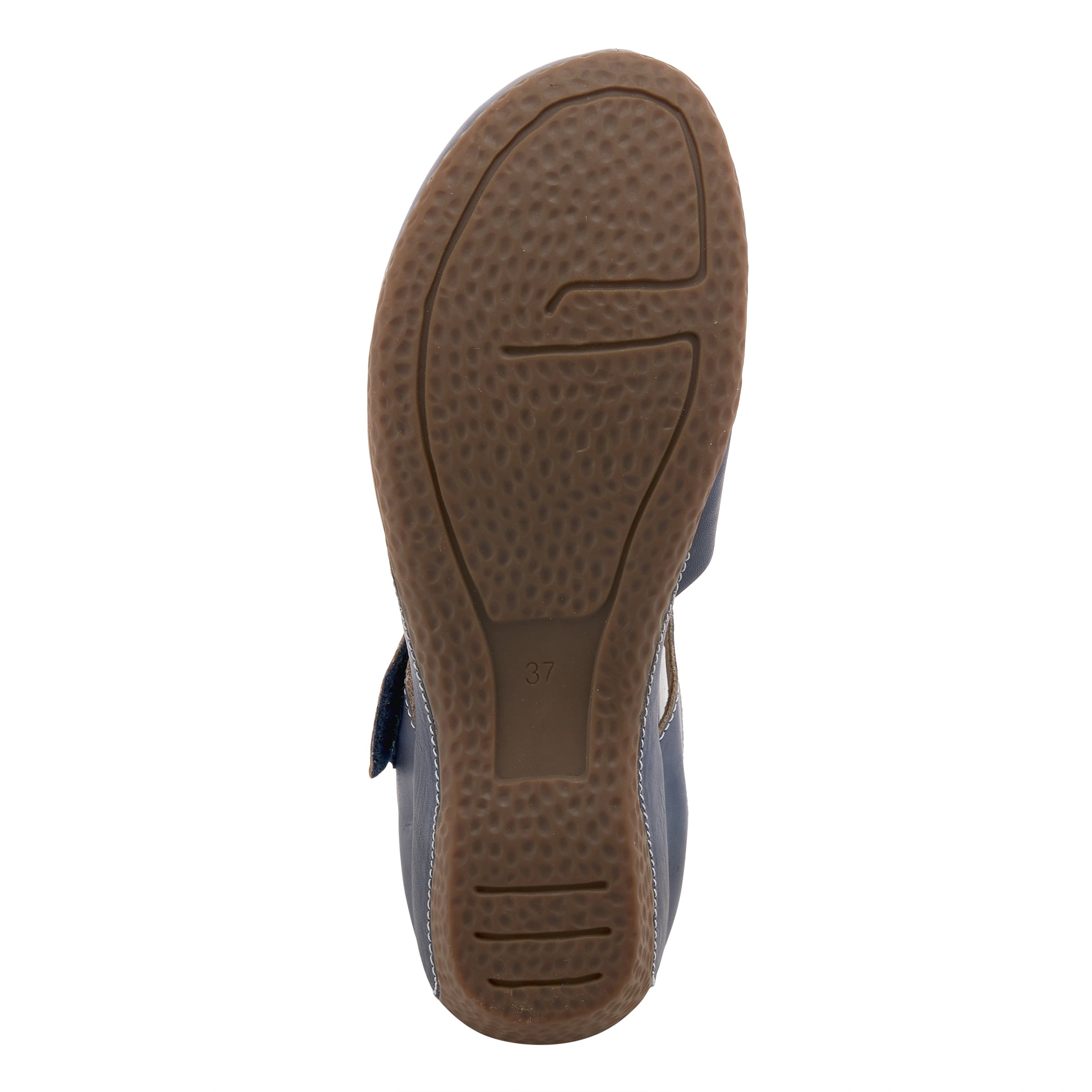 L'Artiste L'ARTISTE GLOSS-LILIPAD MARY JANE SHOES shoe in navy with handcrafted leather design