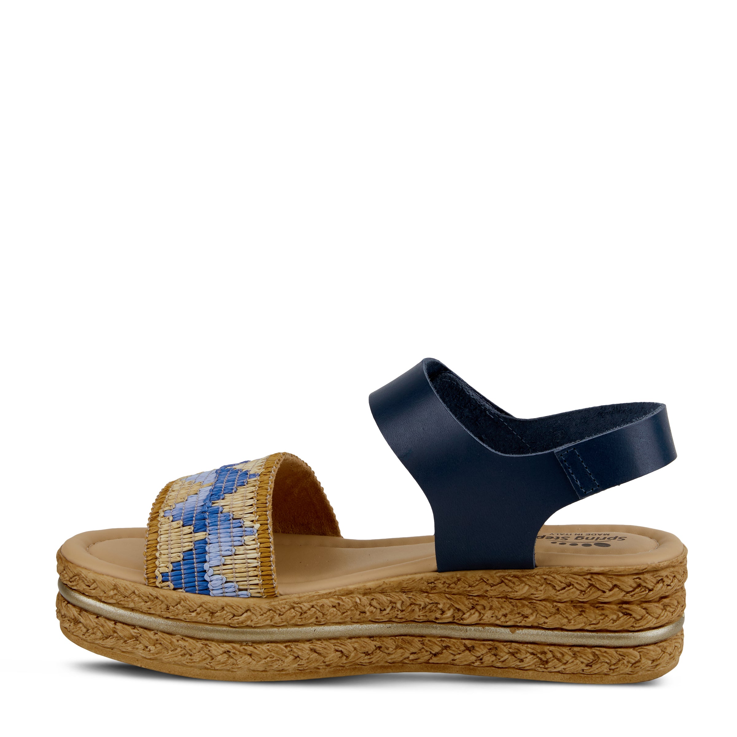 Spring Step SPRING STEP GRENDYA SANDAL sandal in blue multi with comfortable everyday design