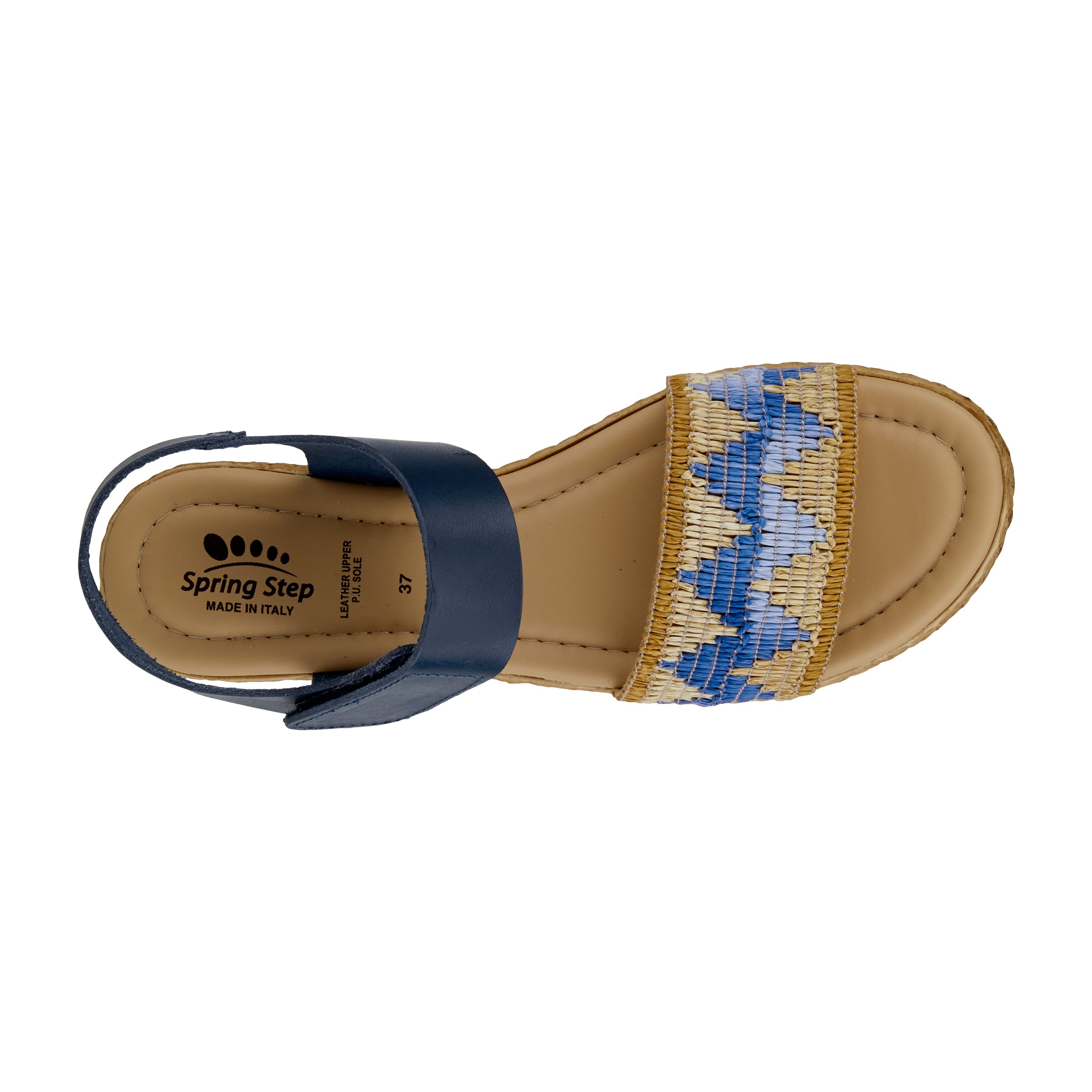 Spring Step SPRING STEP GRENDYA SANDAL sandal in blue multi with comfortable everyday design