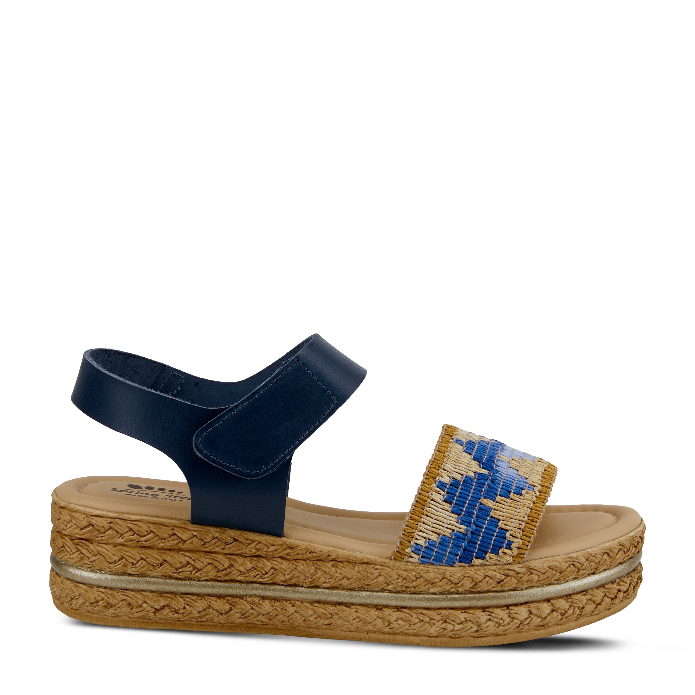 Spring Step SPRING STEP GRENDYA SANDAL sandal in blue multi with comfortable everyday design