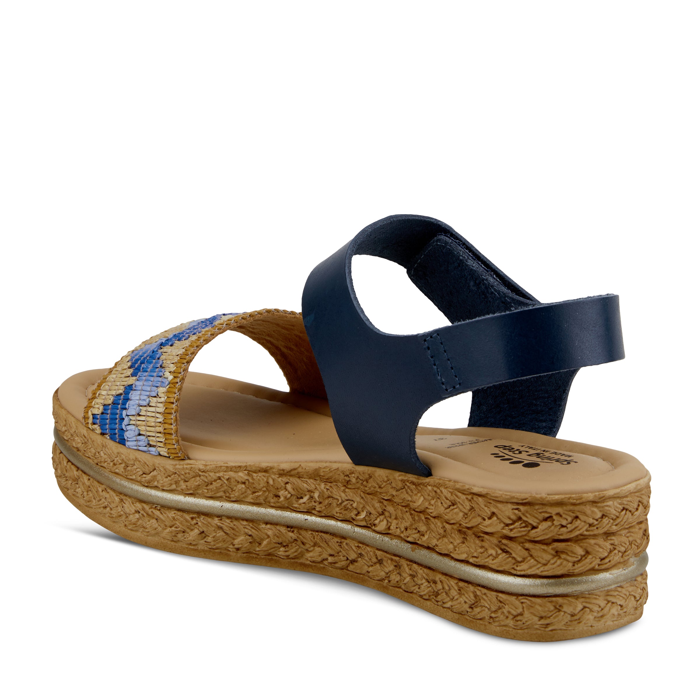 Spring Step SPRING STEP GRENDYA SANDAL sandal in blue multi with comfortable everyday design