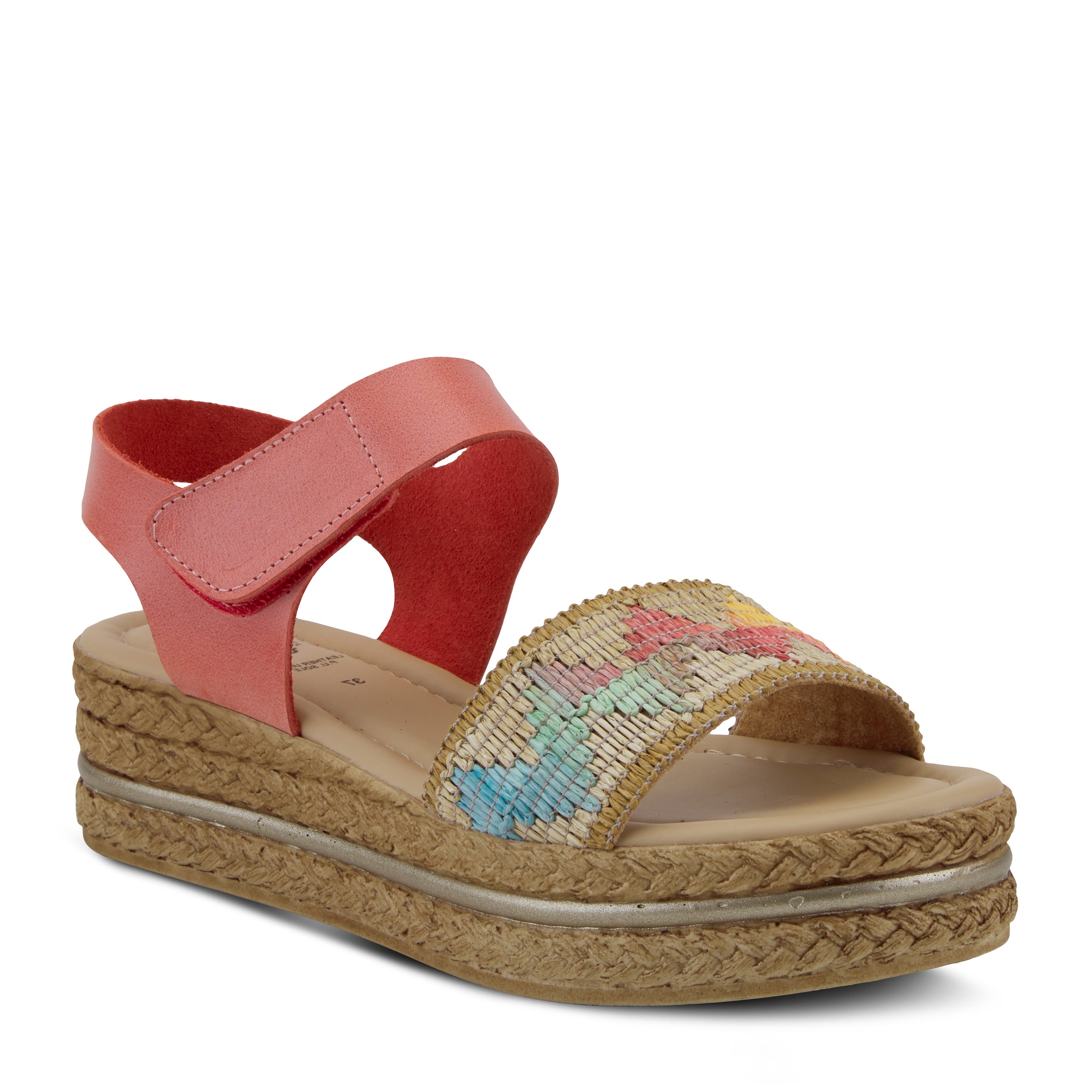 Spring Step SPRING STEP GRENDYA SANDAL sandal in beige multi with comfortable everyday design