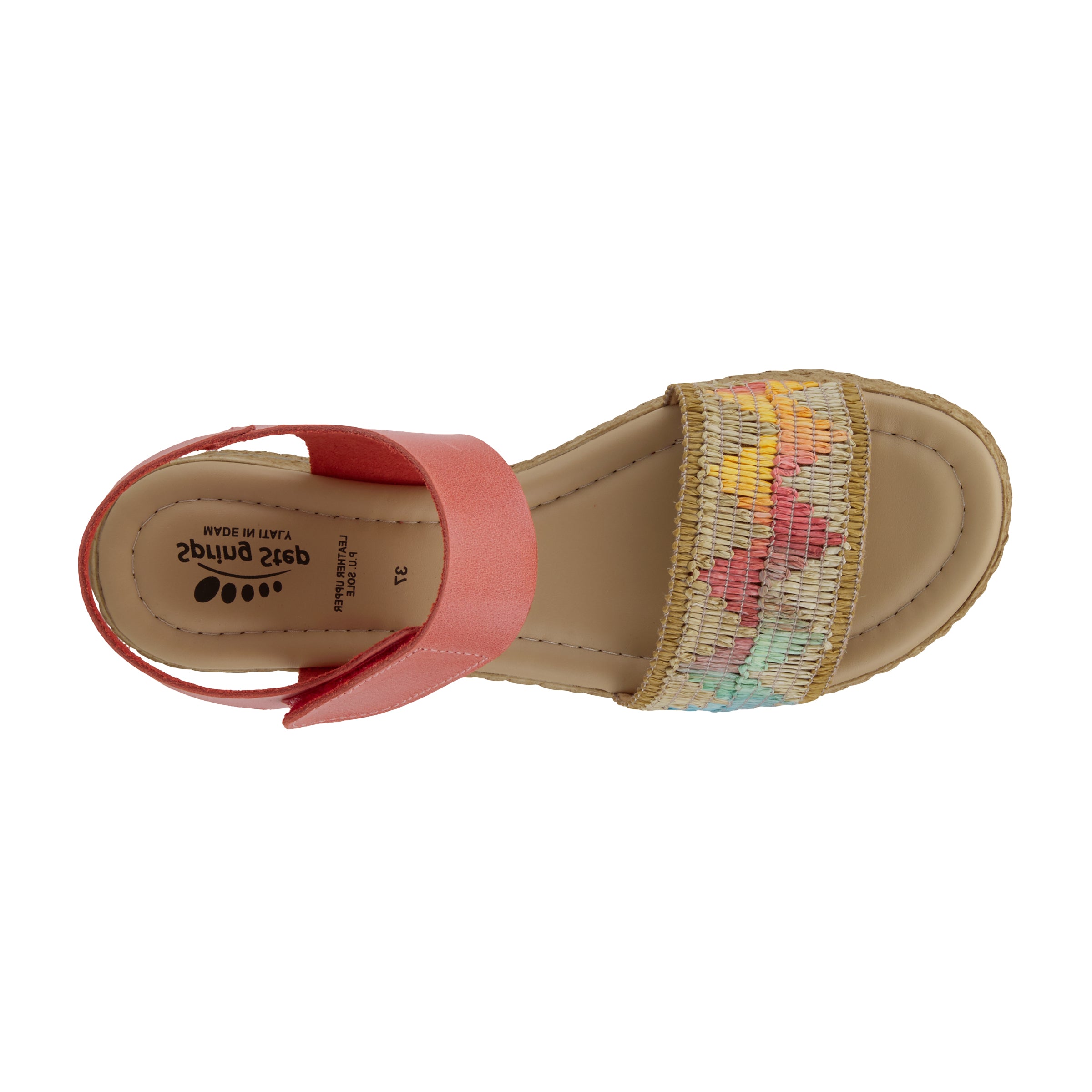 Spring Step SPRING STEP GRENDYA SANDAL sandal in beige multi with comfortable everyday design